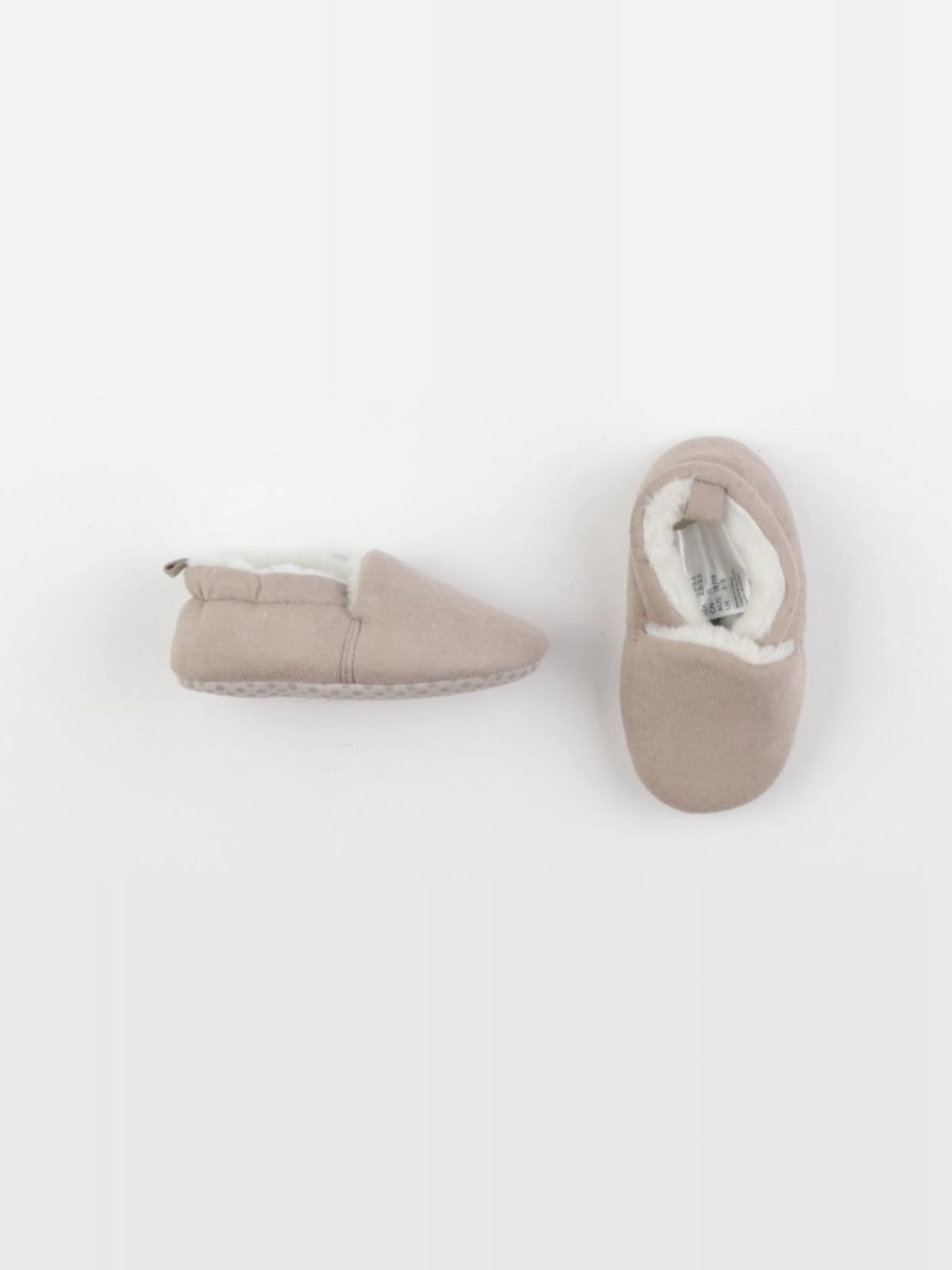 H&M - chaussons beige - pointure 18/19