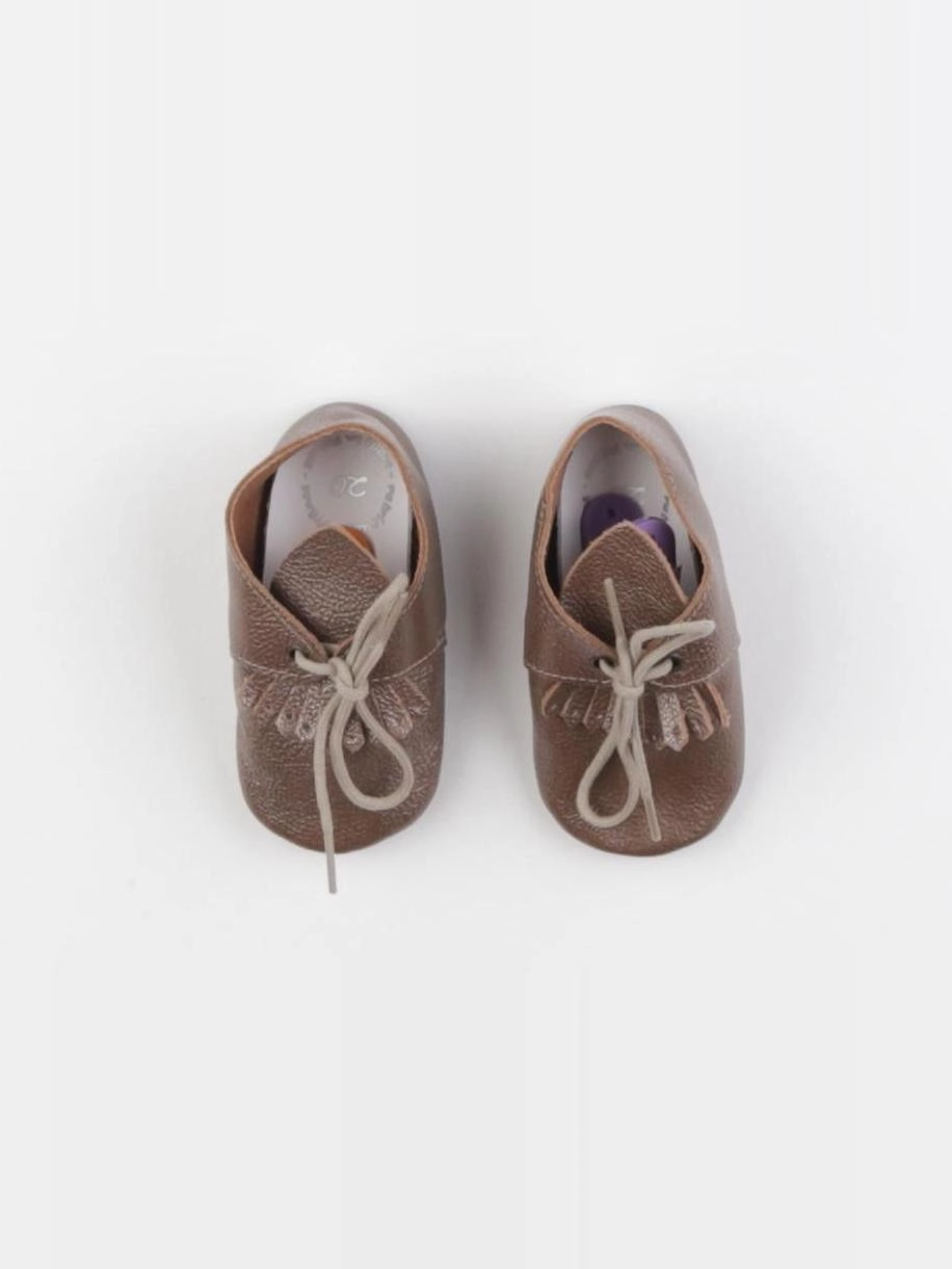 Patt'touch - chaussons bronze - pointure 20