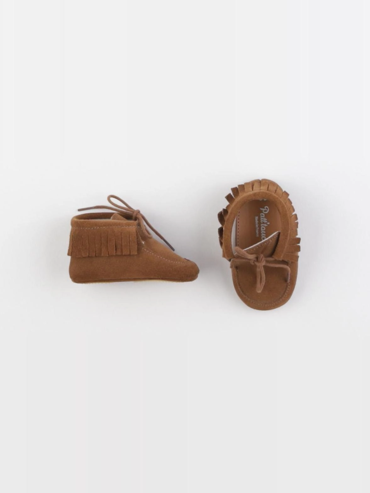 Patt'touch - chaussons marron - pointure 20
