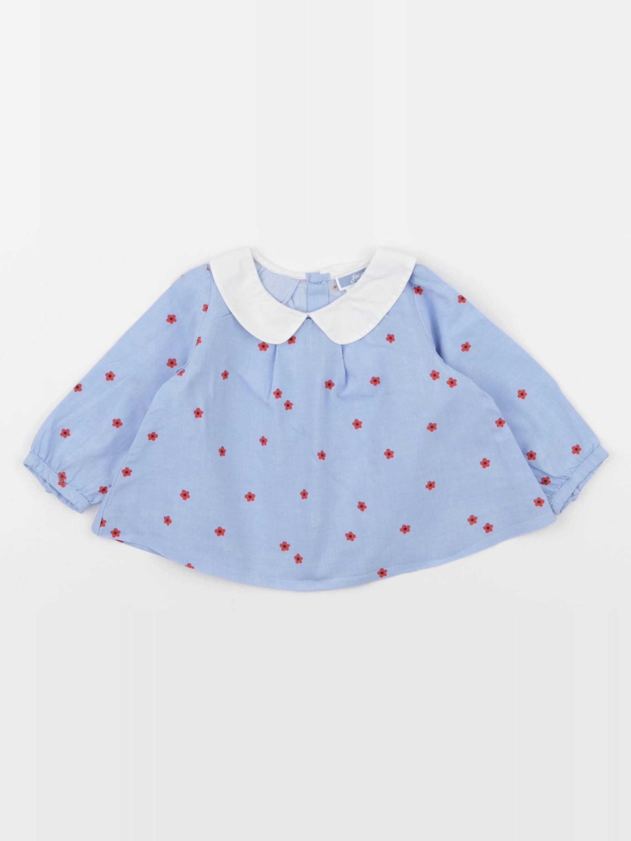 Jacadi - blouse bleu - 6 mois
