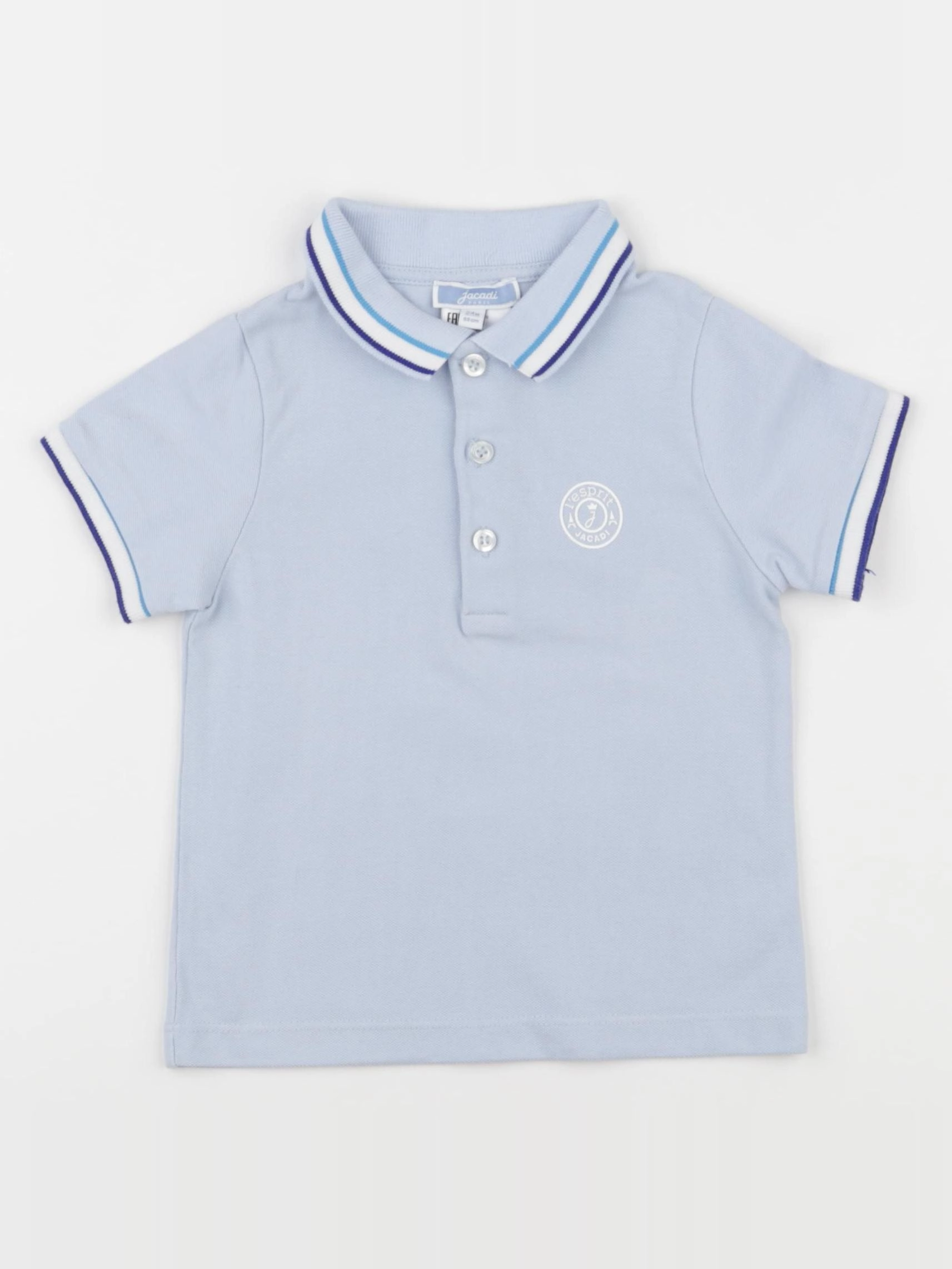 Jacadi - polo bleu - 24 mois