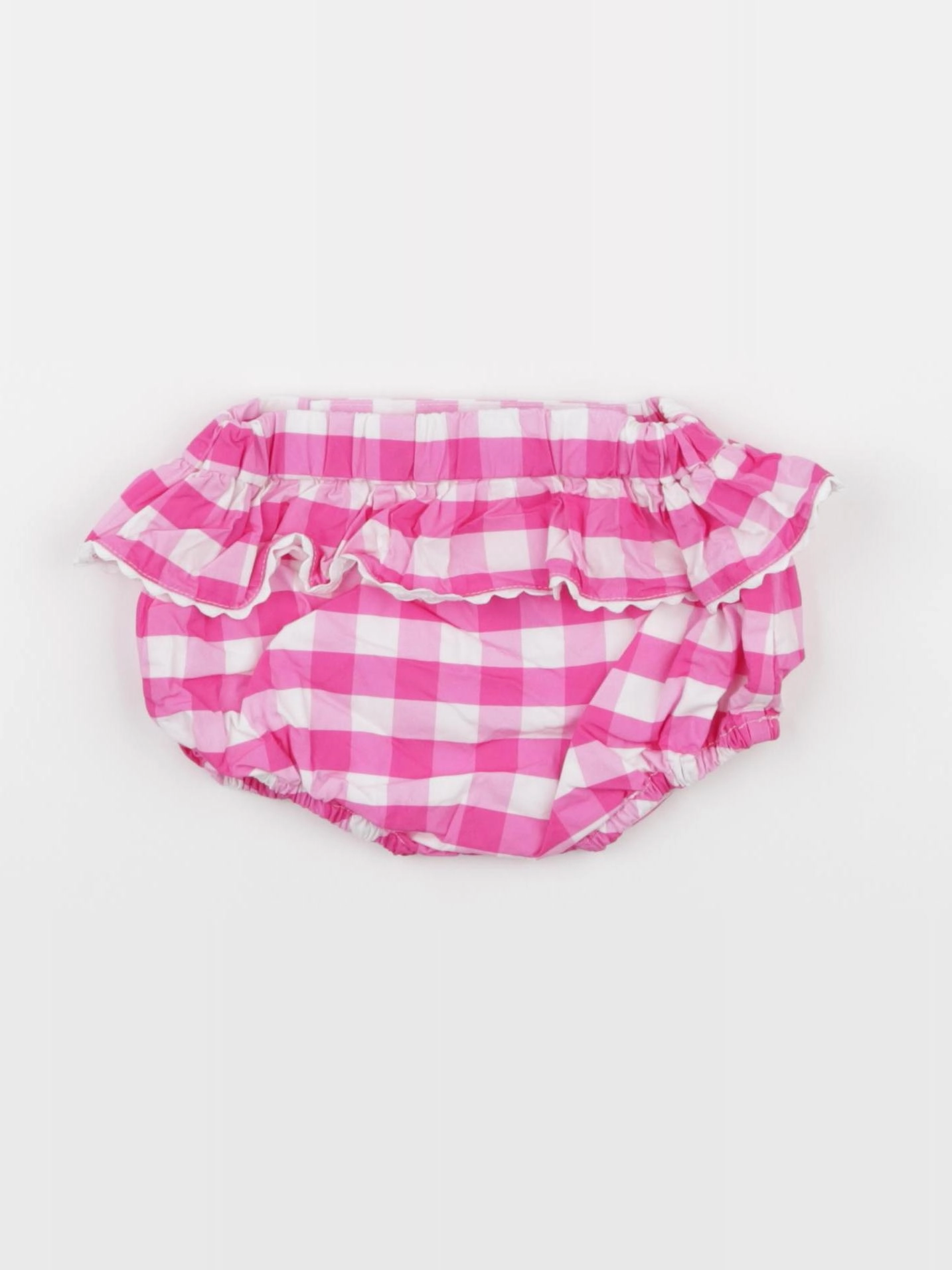 Jacadi - bloomer volants au dos blanc, rose - 3 mois