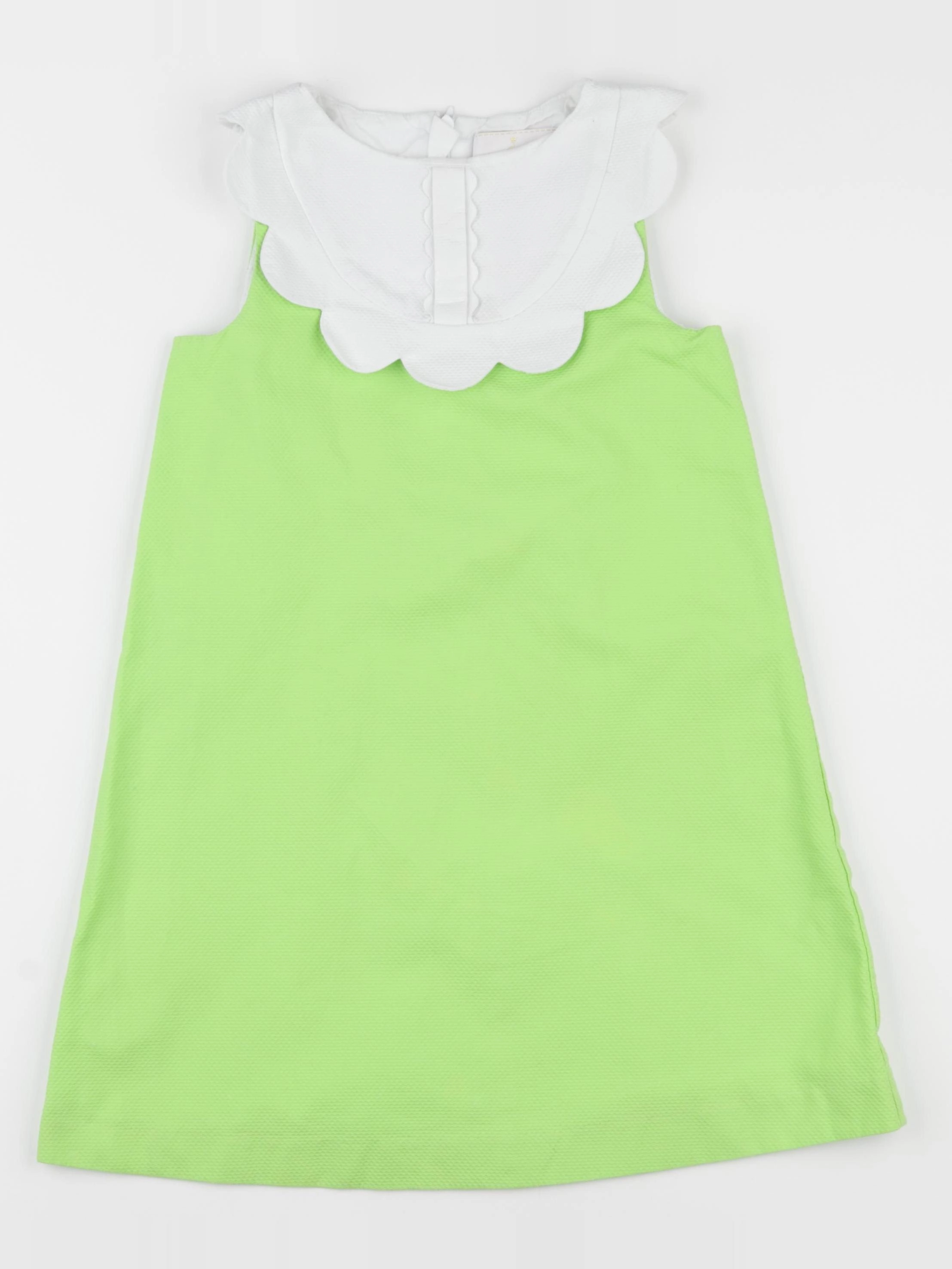 Jacadi - robe vert fluo - 8 ans