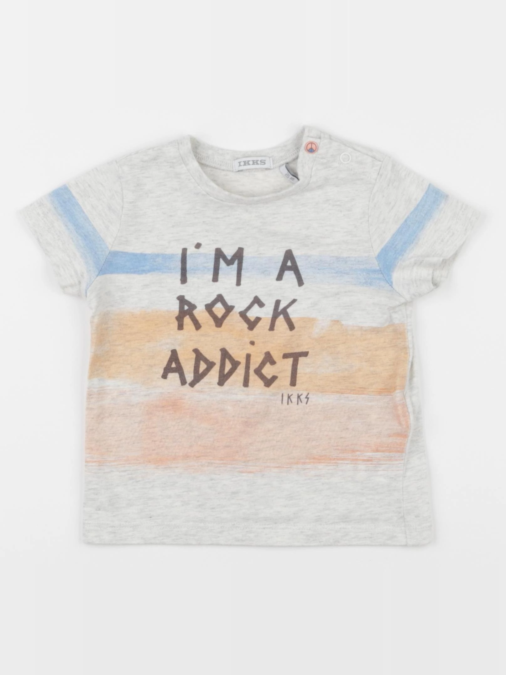 IKKS - tee-shirt gris, multicolore - 12 mois