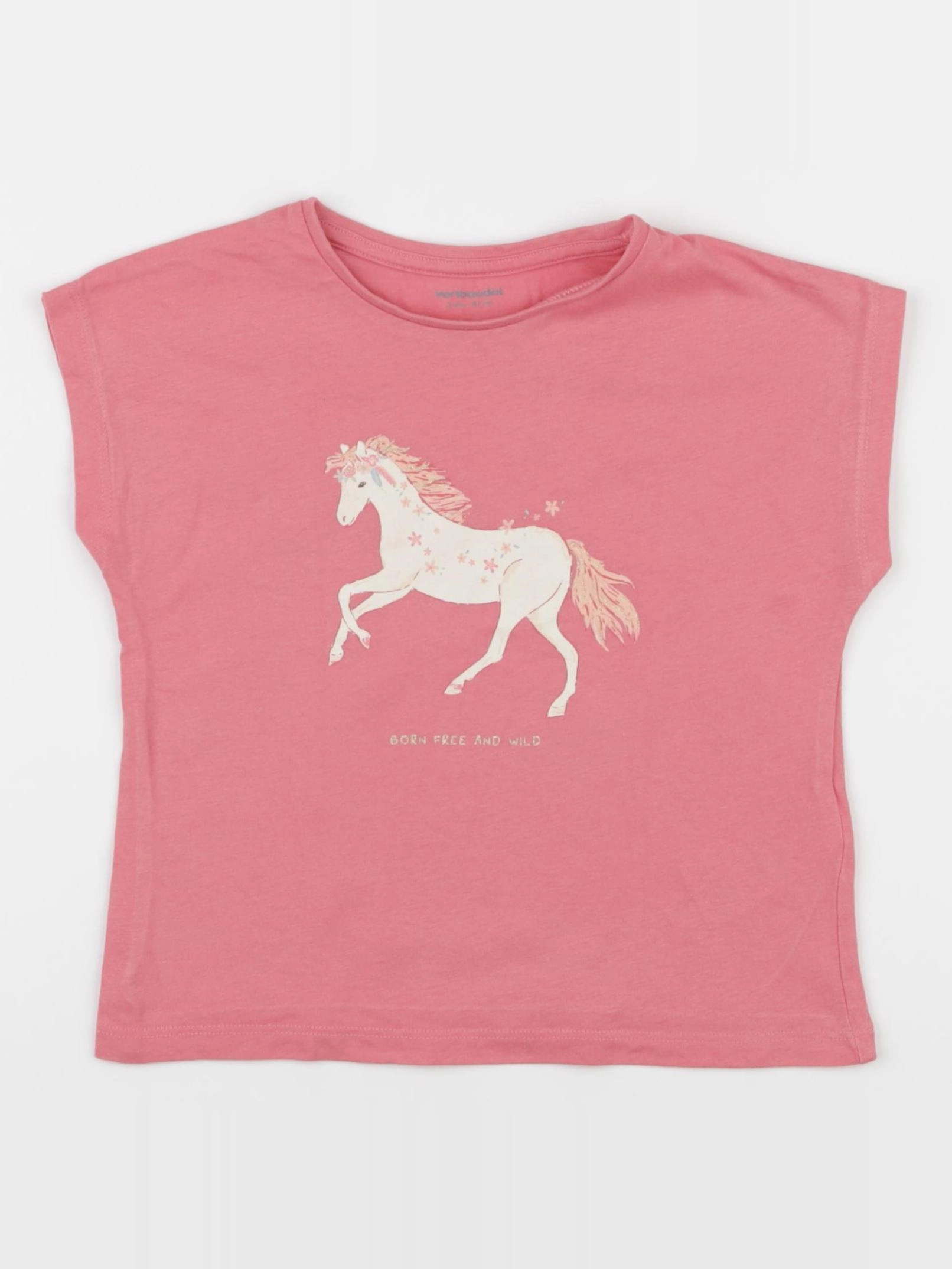 Vertbaudet - tee-shirt rose - 3 ans