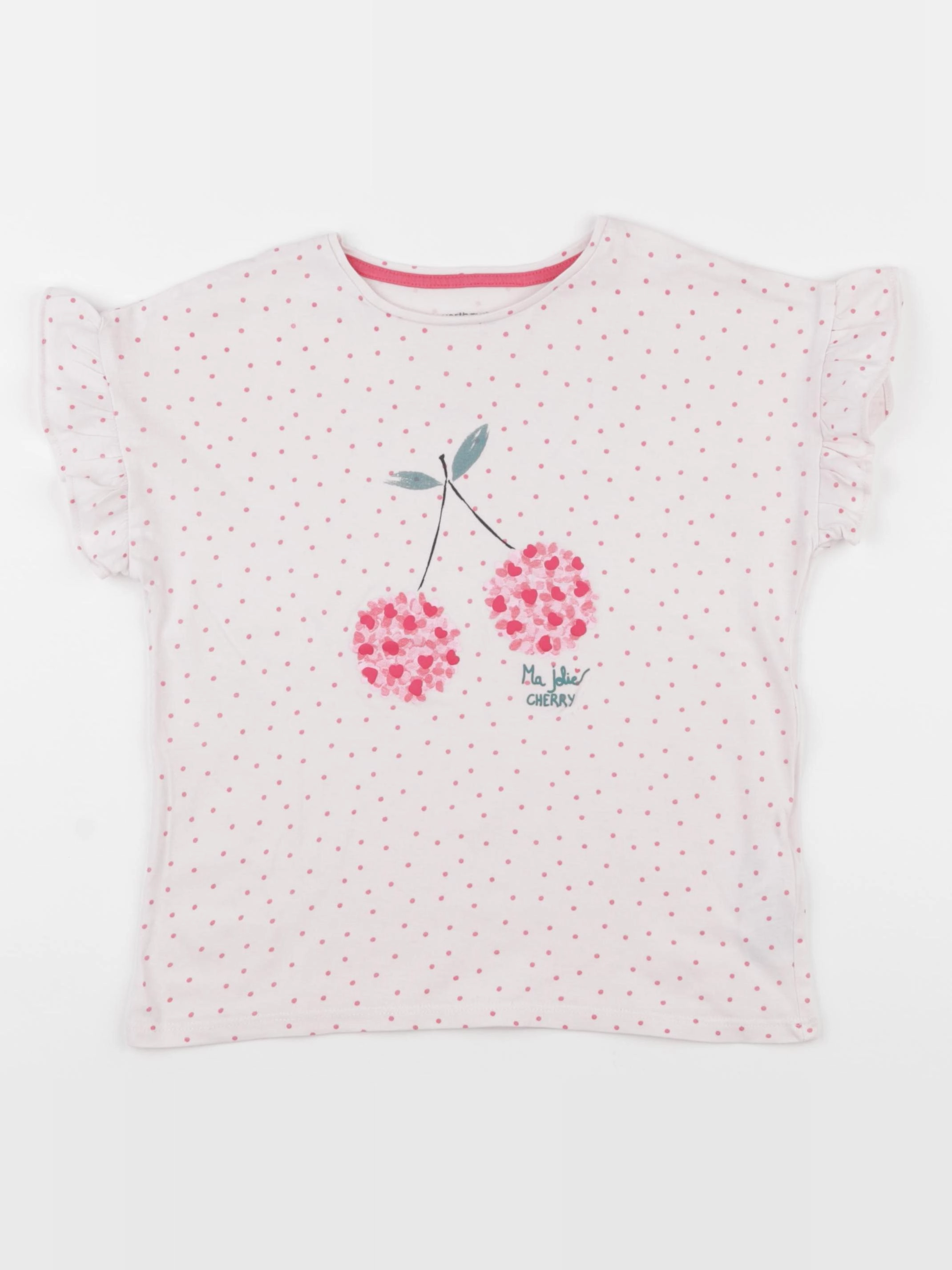 Vertbaudet - tee-shirt rose - 8 ans