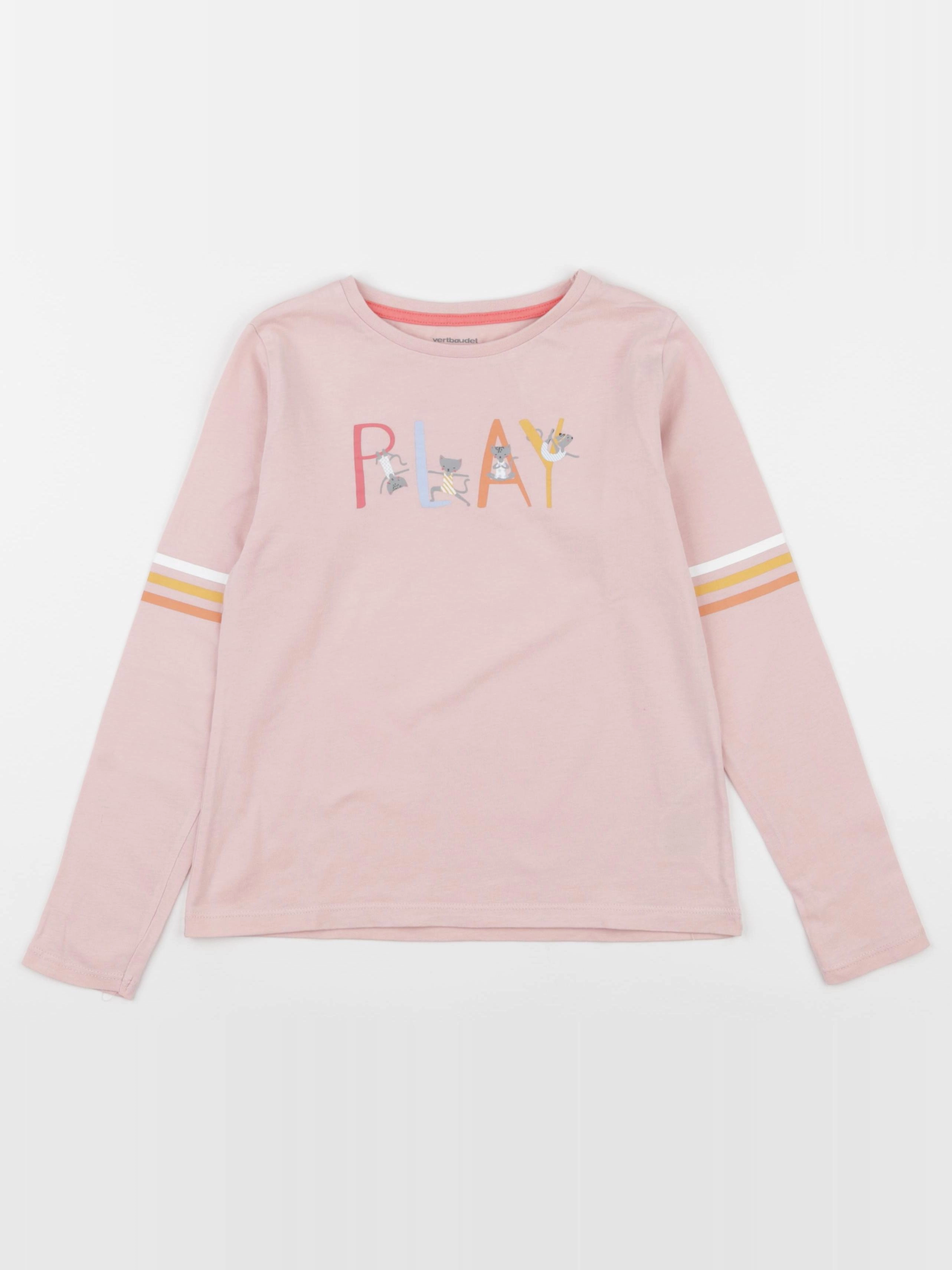 Vertbaudet - tee-shirt rose - 8 ans