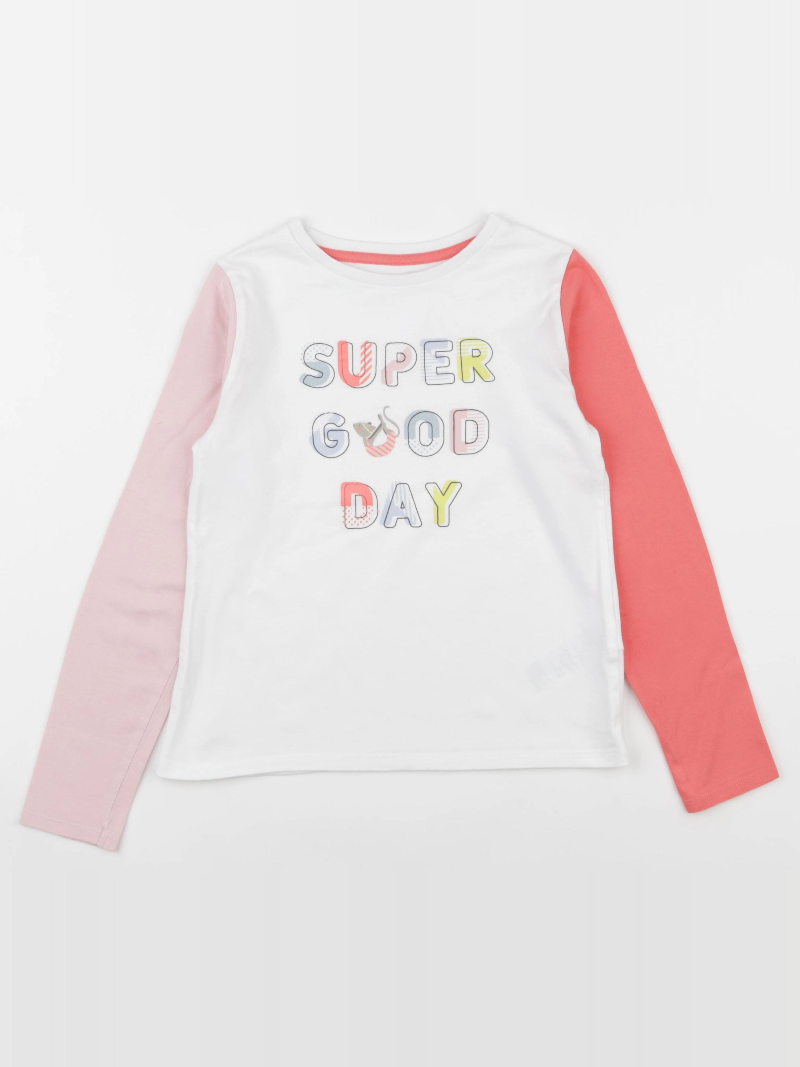Vertbaudet - tee-shirt multicolore - 8 ans