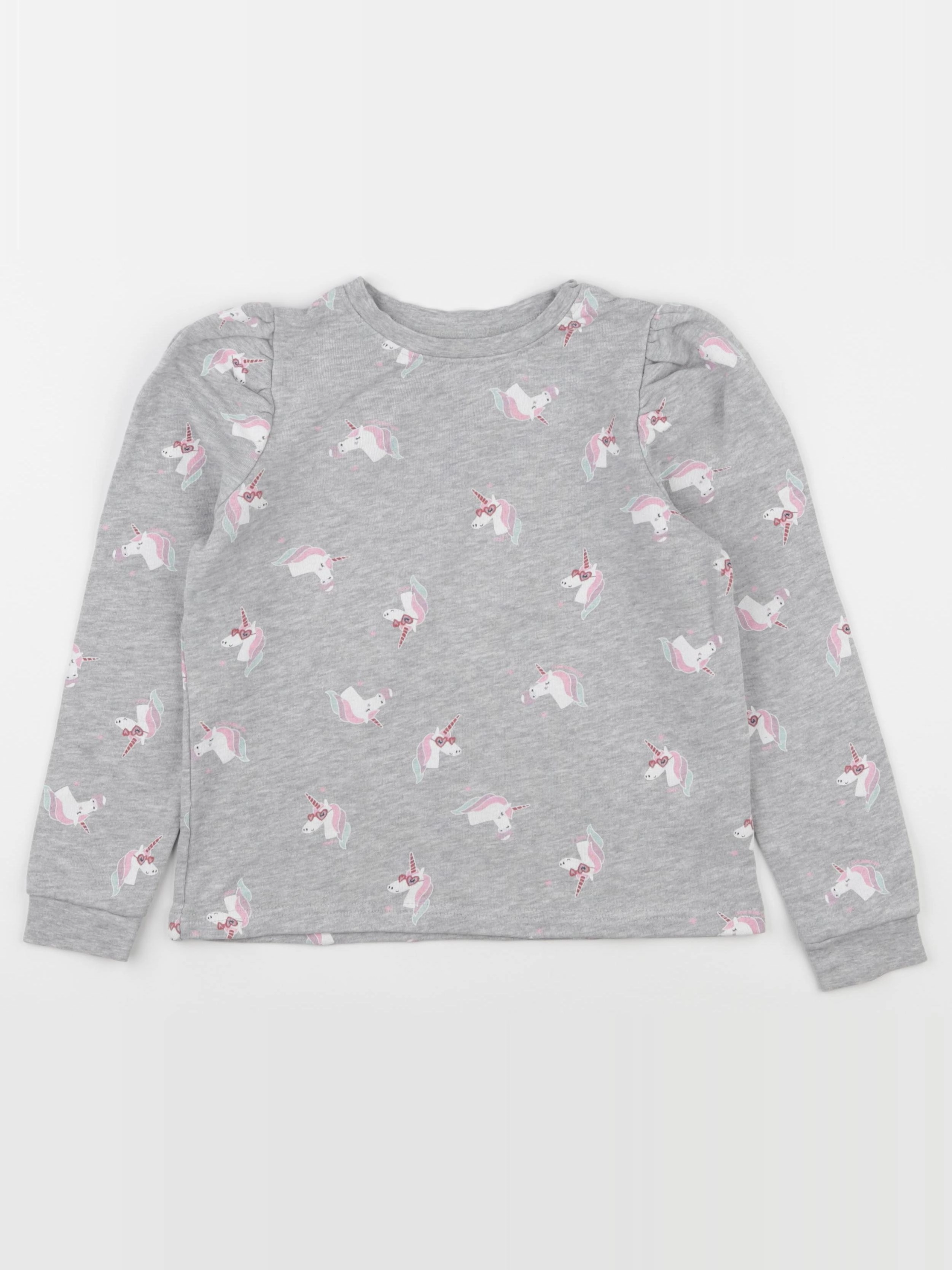 Vertbaudet - sweat gris - 8 ans