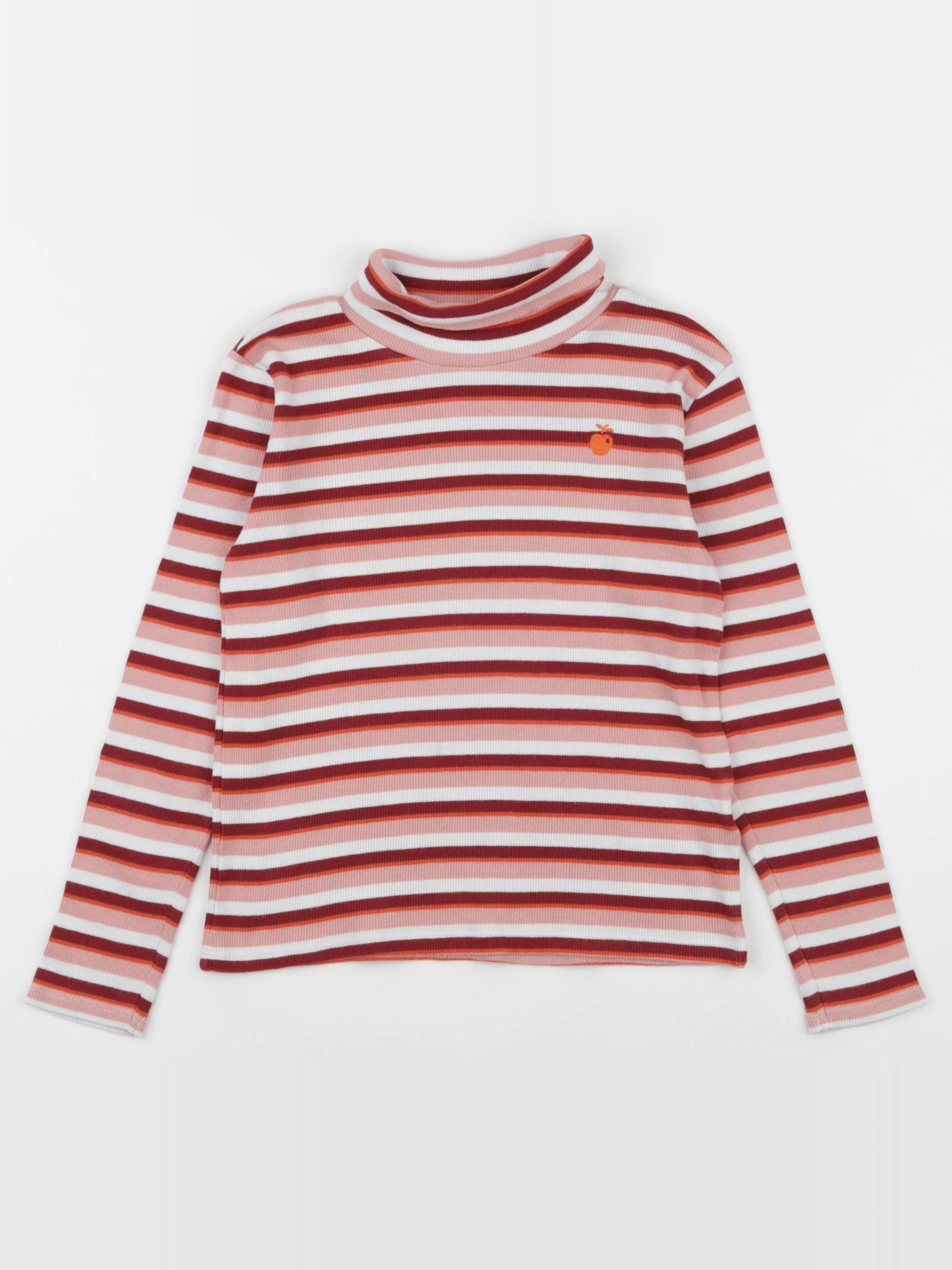 Vertbaudet - sous-pull multicolore - 8 ans