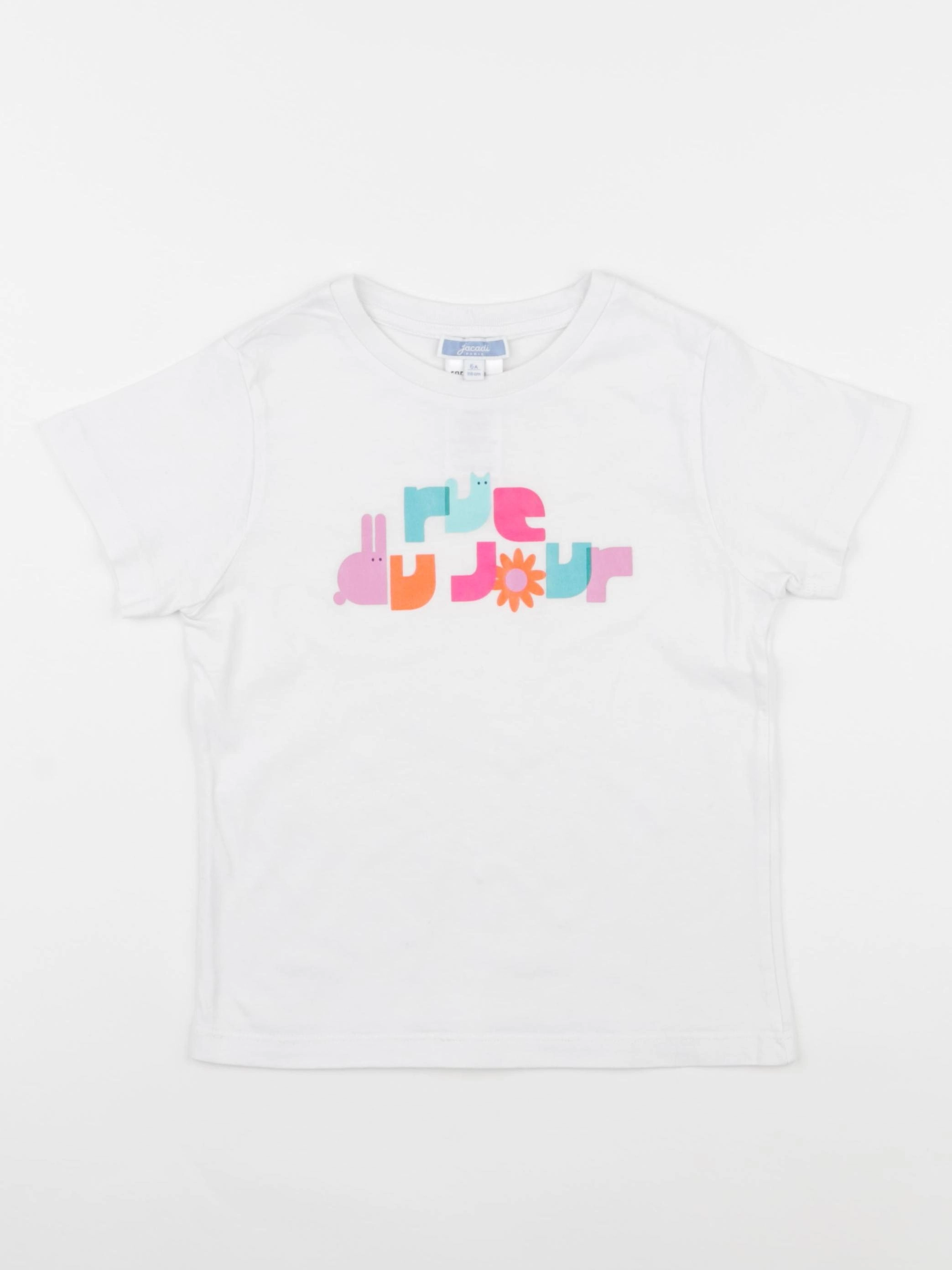 Jacadi - tee-shirt blanc - 6 ans