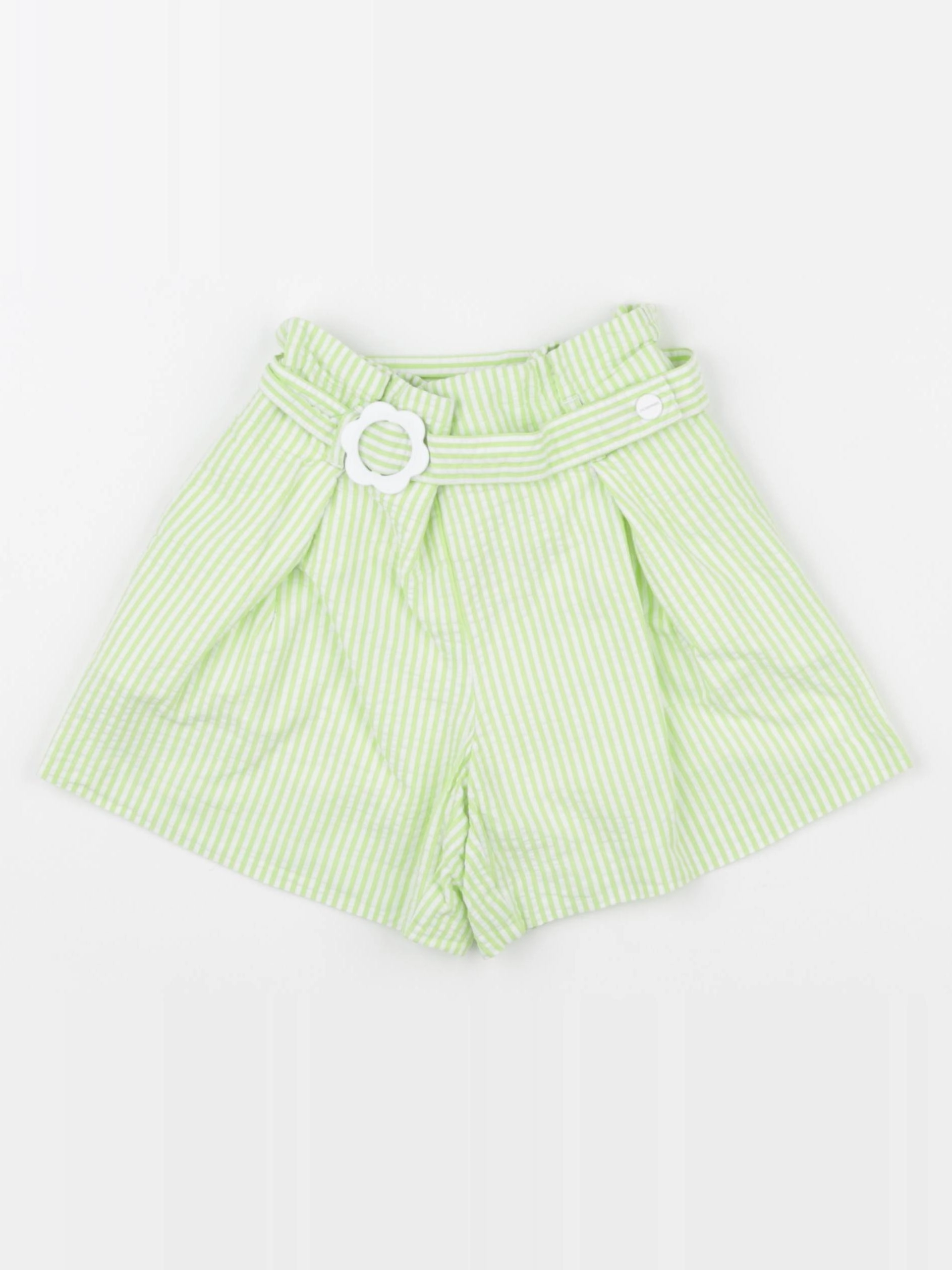 Jacadi - short vert, blanc - 4 ans