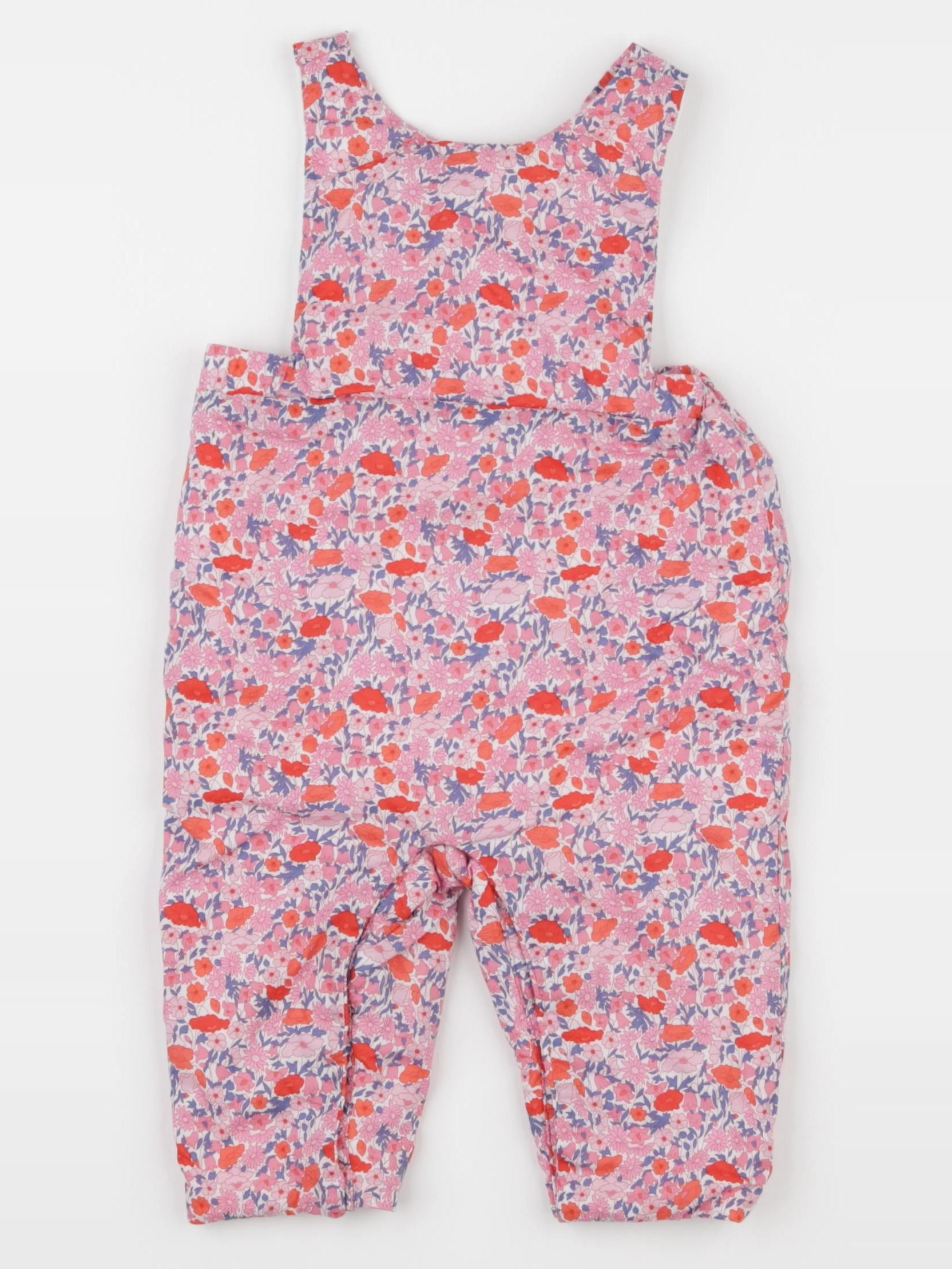 Jacadi - combinaison doublé, liberty multicolore - 6 mois