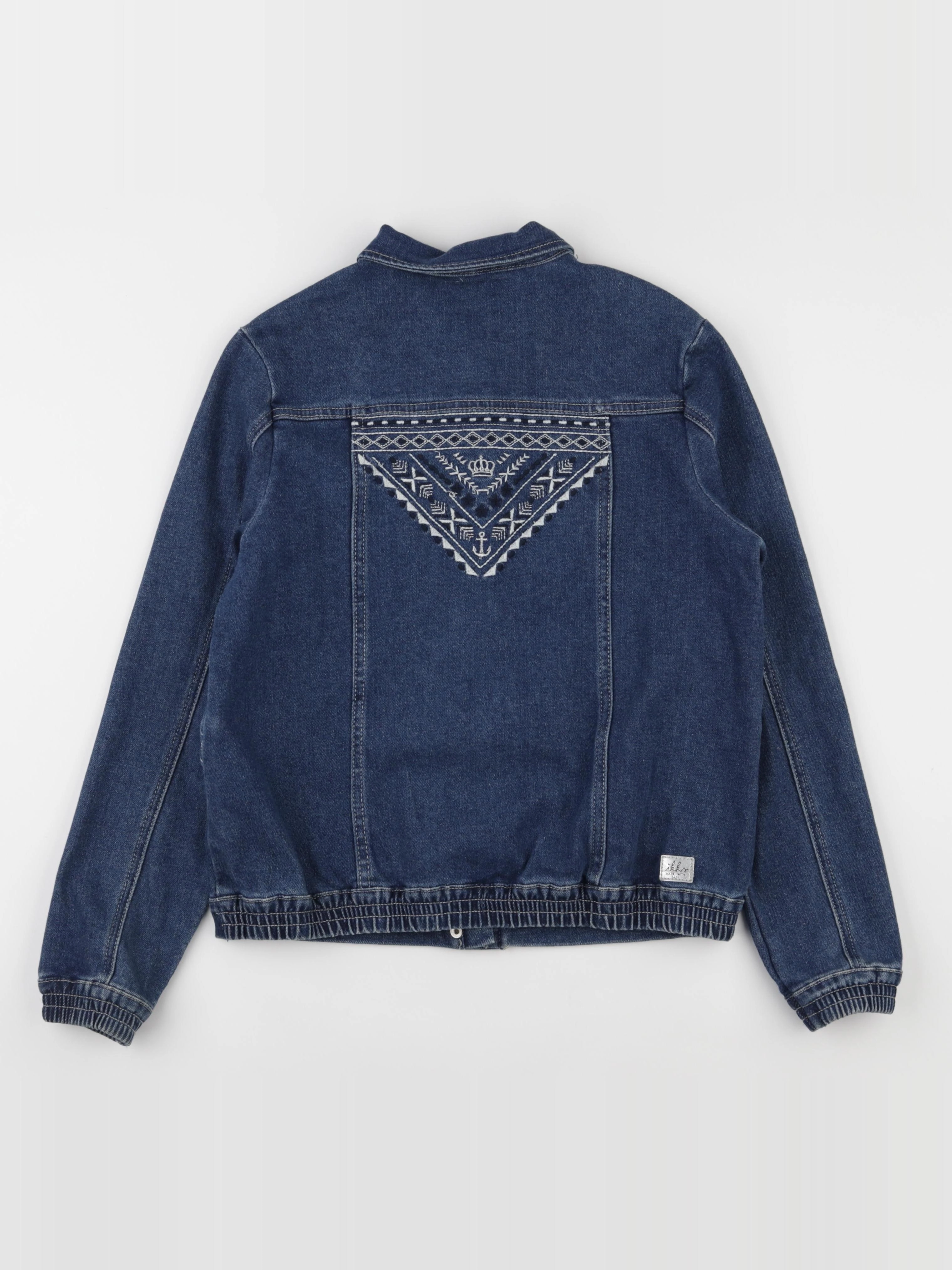 IKKS - veste imprimé au dos bleu - 12 ans