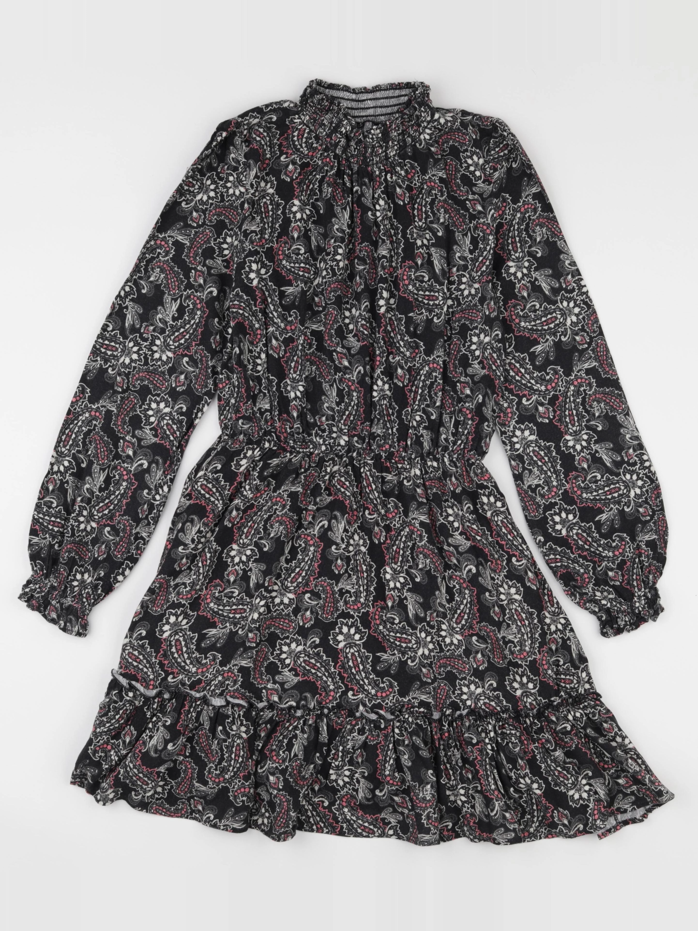 IKKS - robe noir - 10 ans