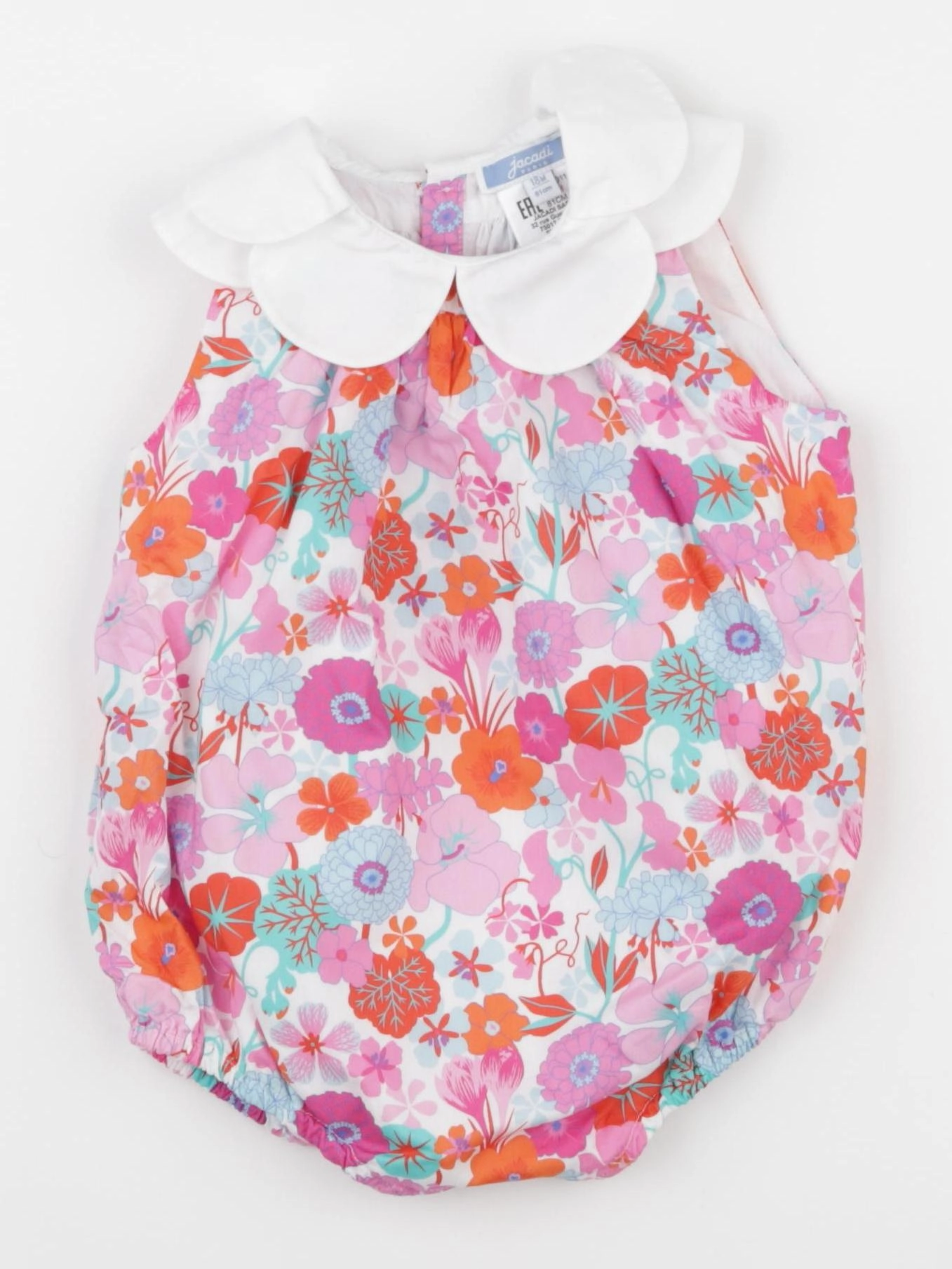 Jacadi - combinaison liberty multicolore - 18 mois