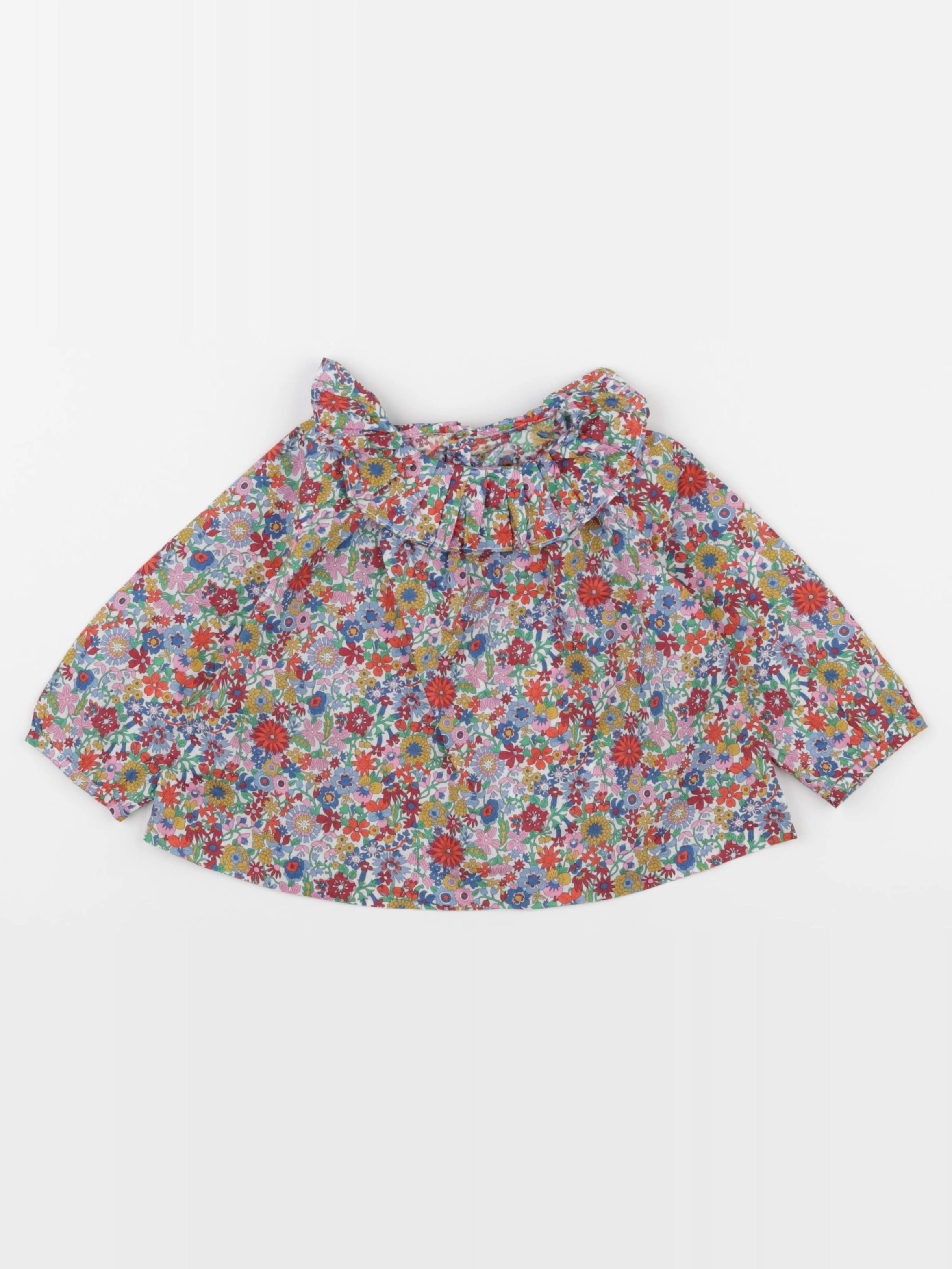 Jacadi - blouse liberty multicolore - 18 mois