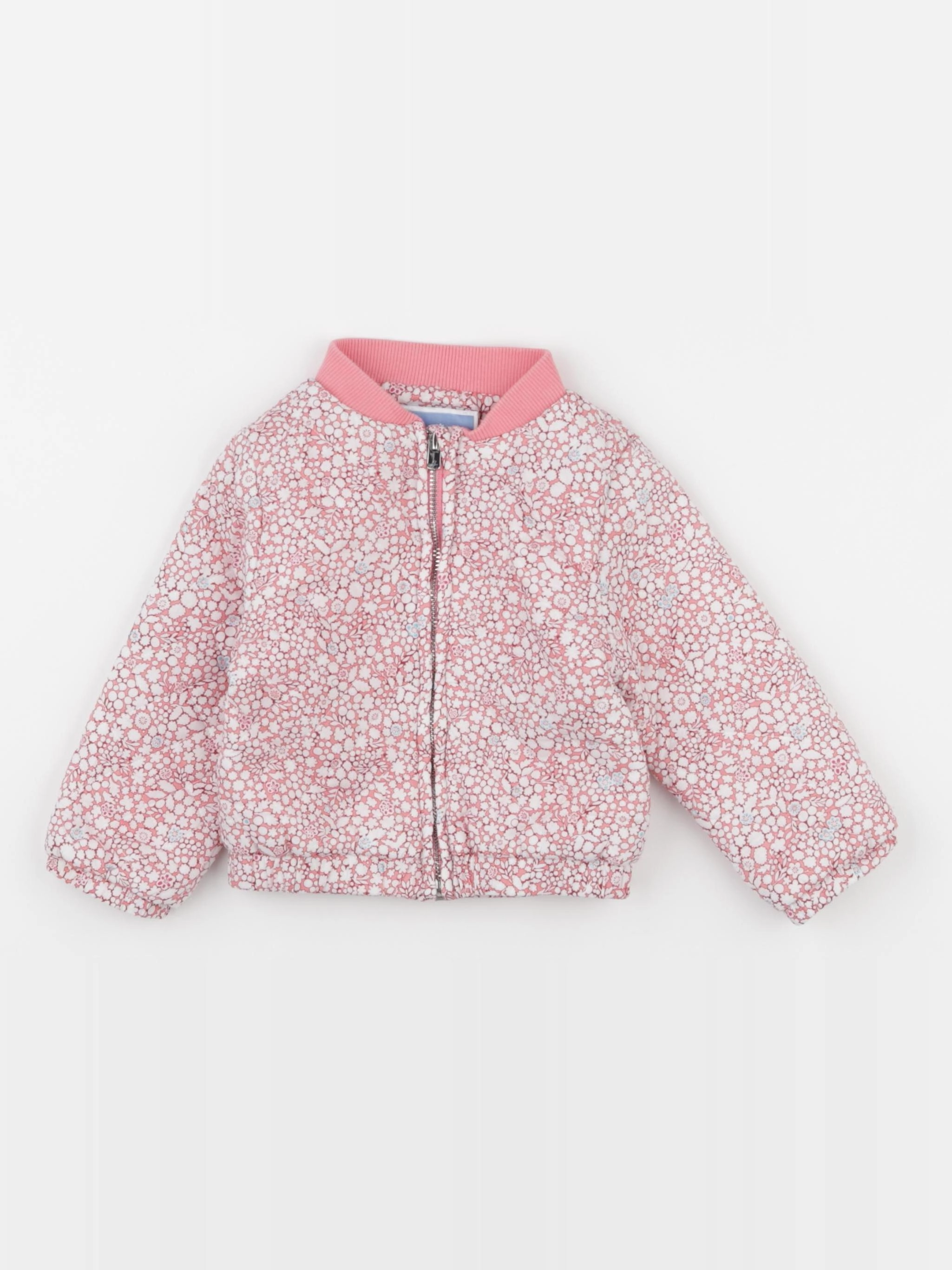 Jacadi - veste liberty blanc, rose - 18 mois