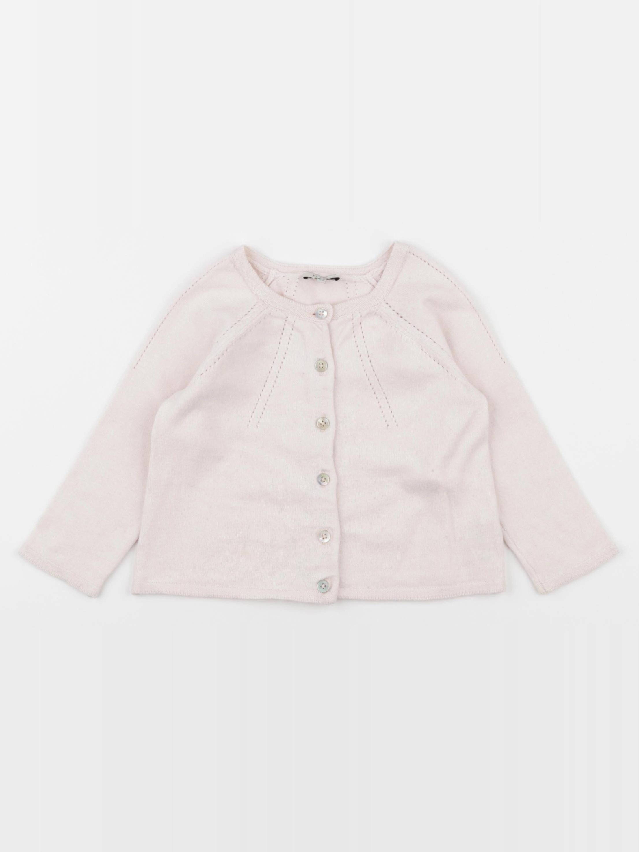 Natalys - gilet rose - 18 mois