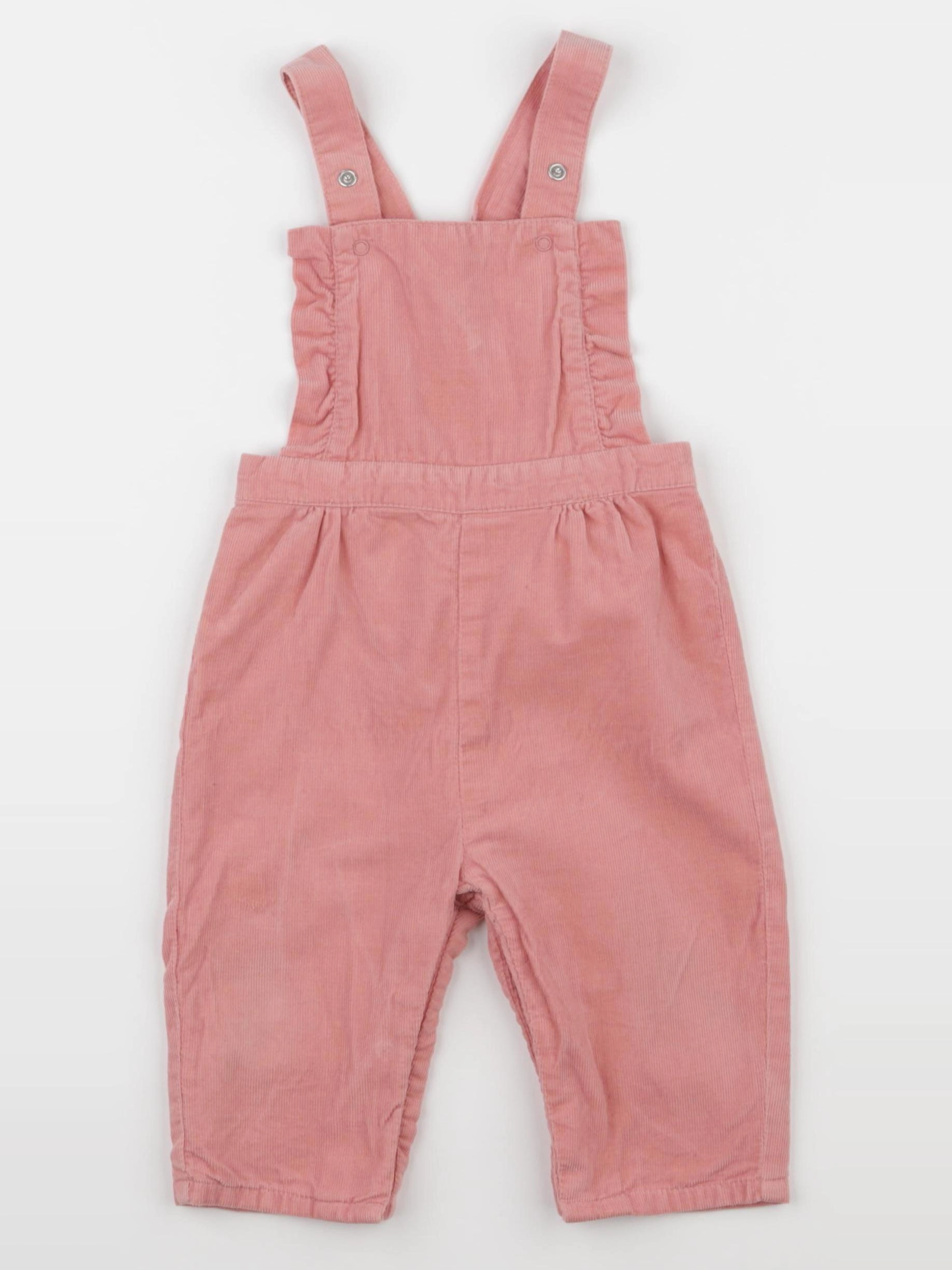 Cyrillus - salopette rose - 9 mois