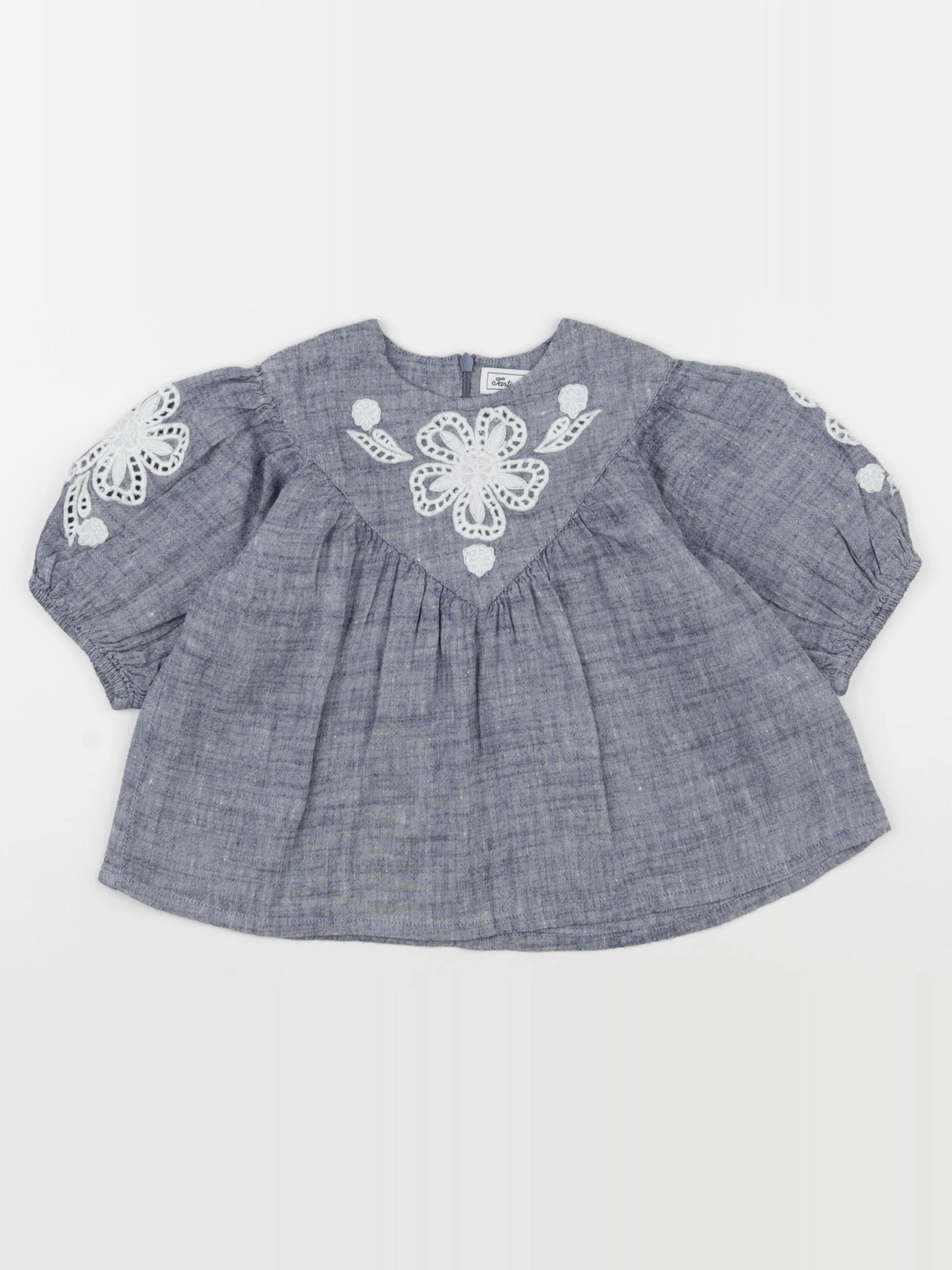 Tartine & Chocolat - blouse bleu - 3 ans