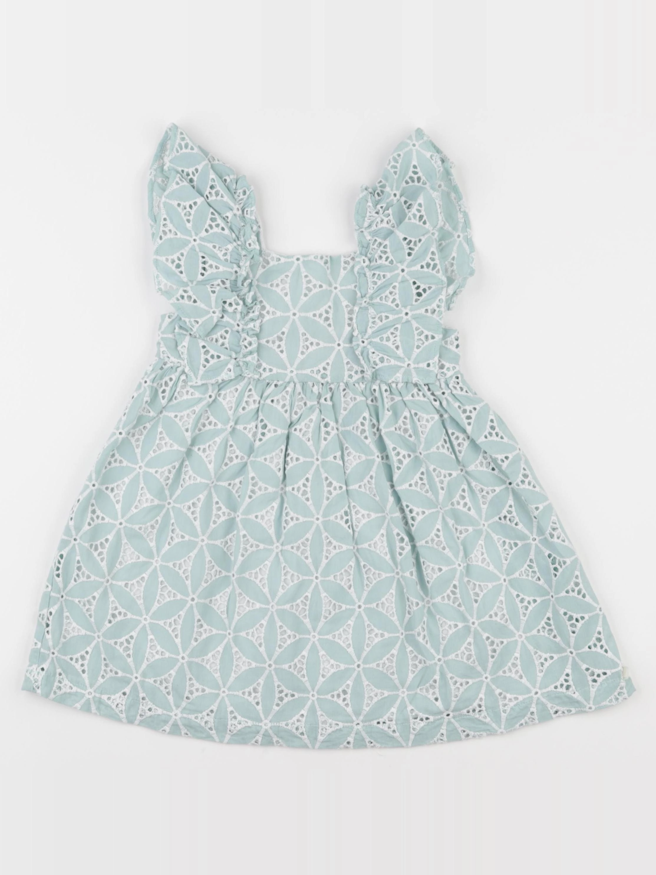 Tartine & Chocolat - robe vert - 3 ans