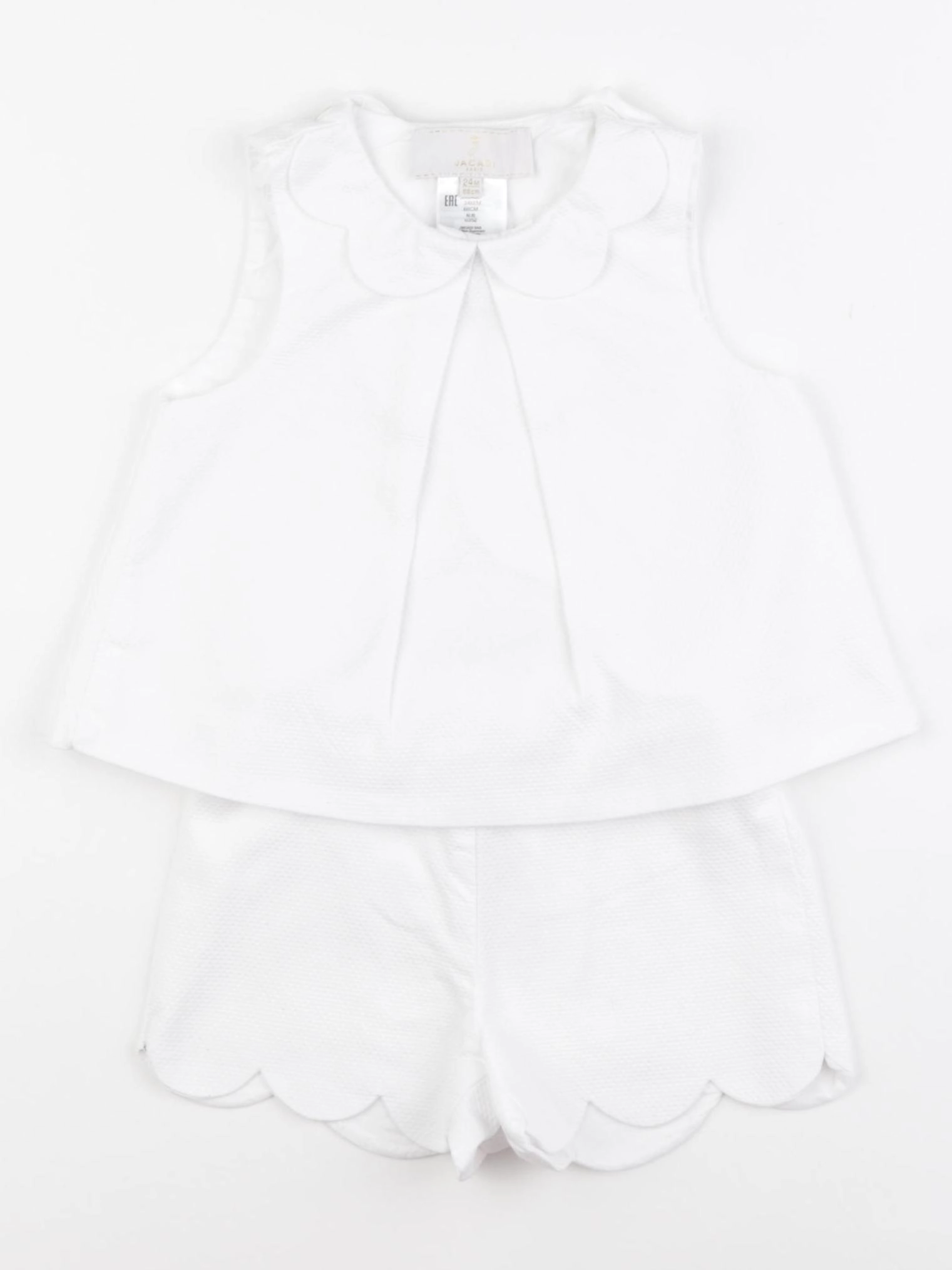 Jacadi - ensemble blanc - 24 mois