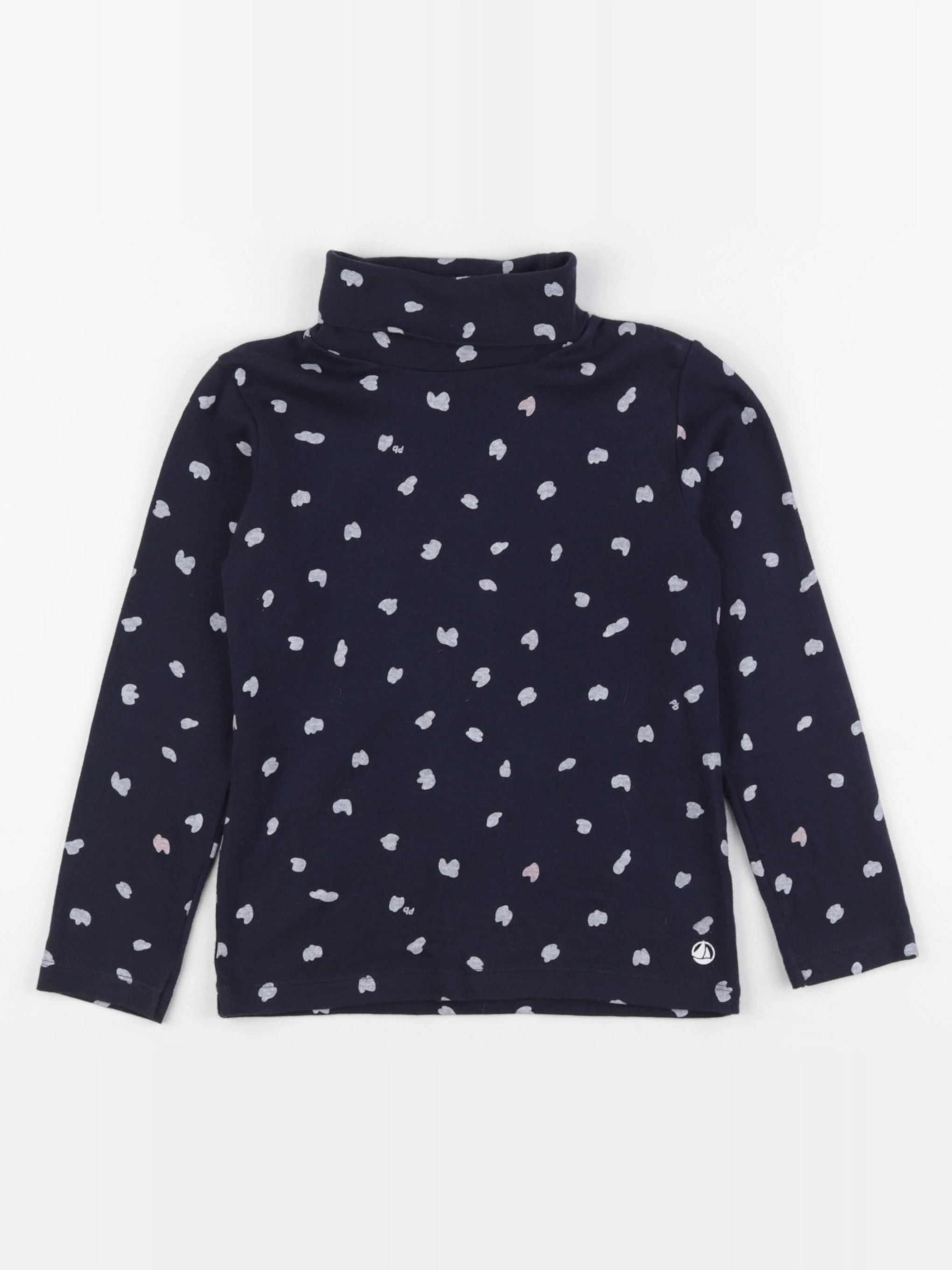 Petit Bateau - sous-pull bleu - 6 ans