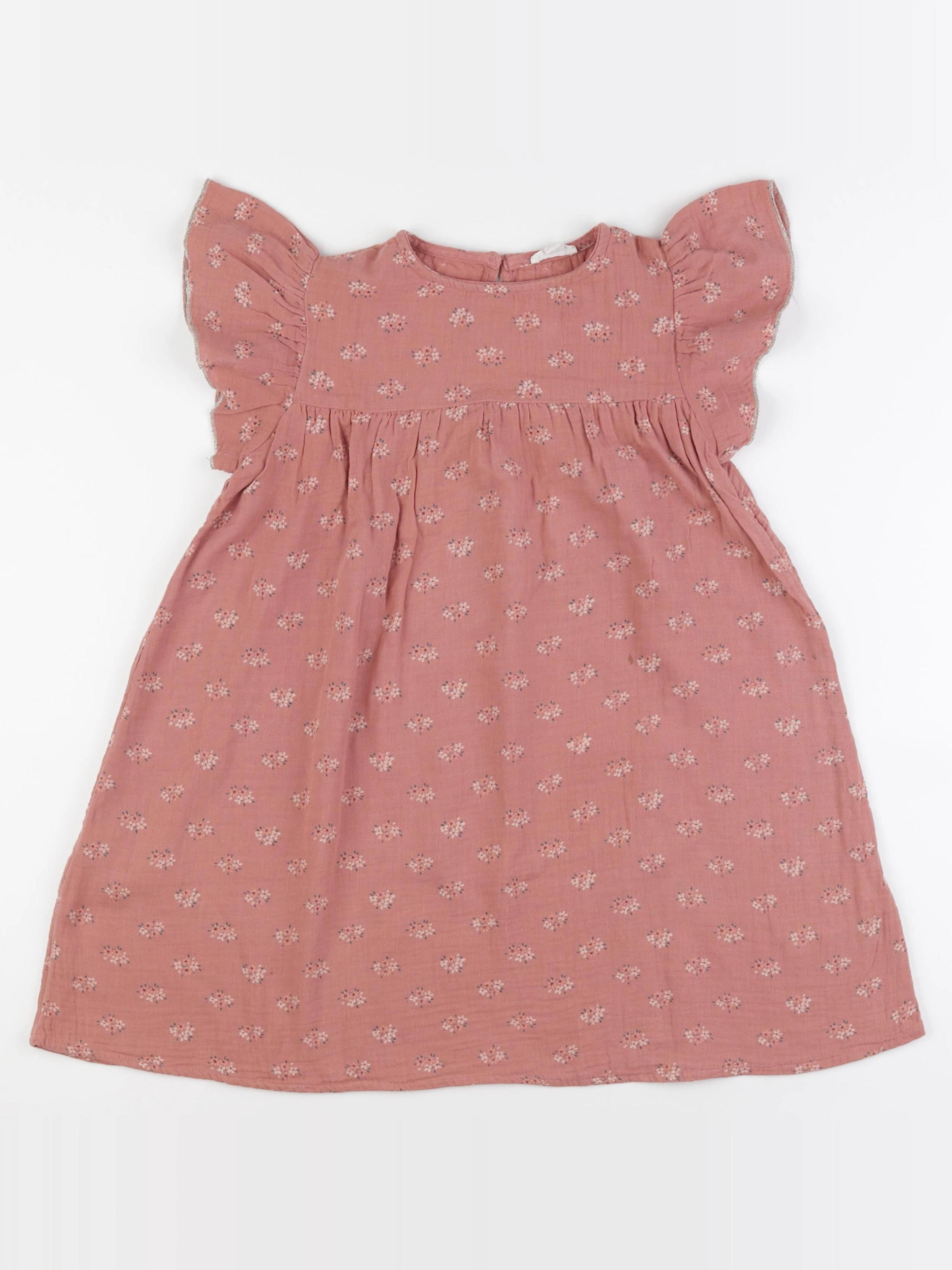 Vertbaudet - robe rose - 7 ans