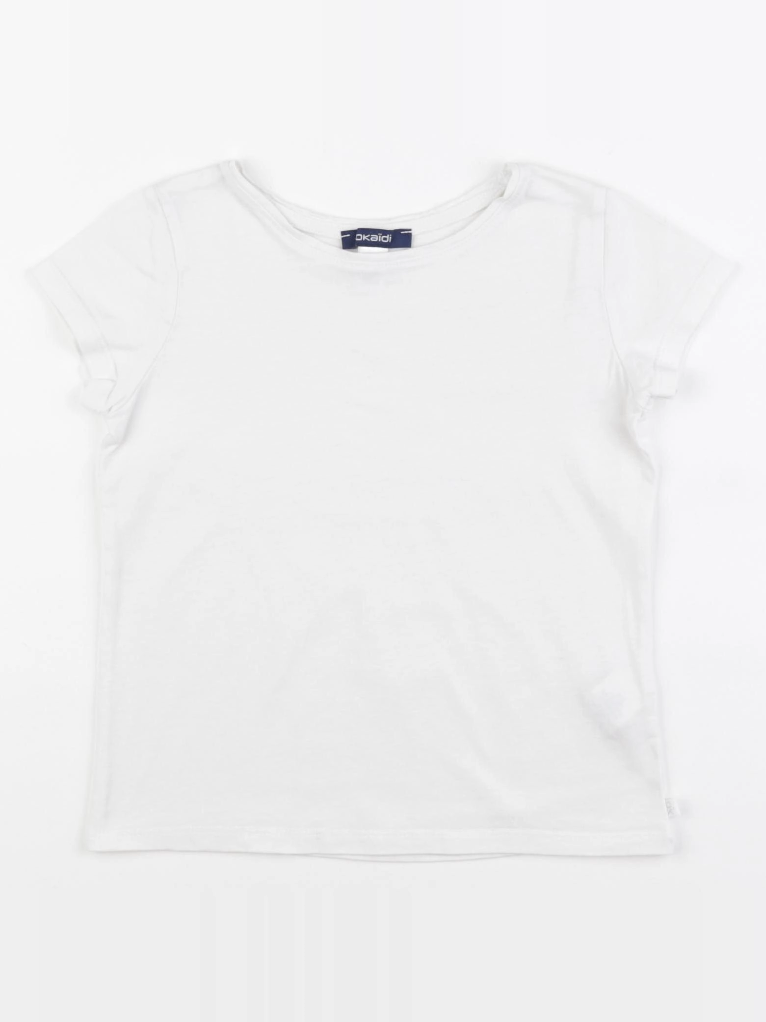 Okaidi - tee-shirt blanc - 6 ans