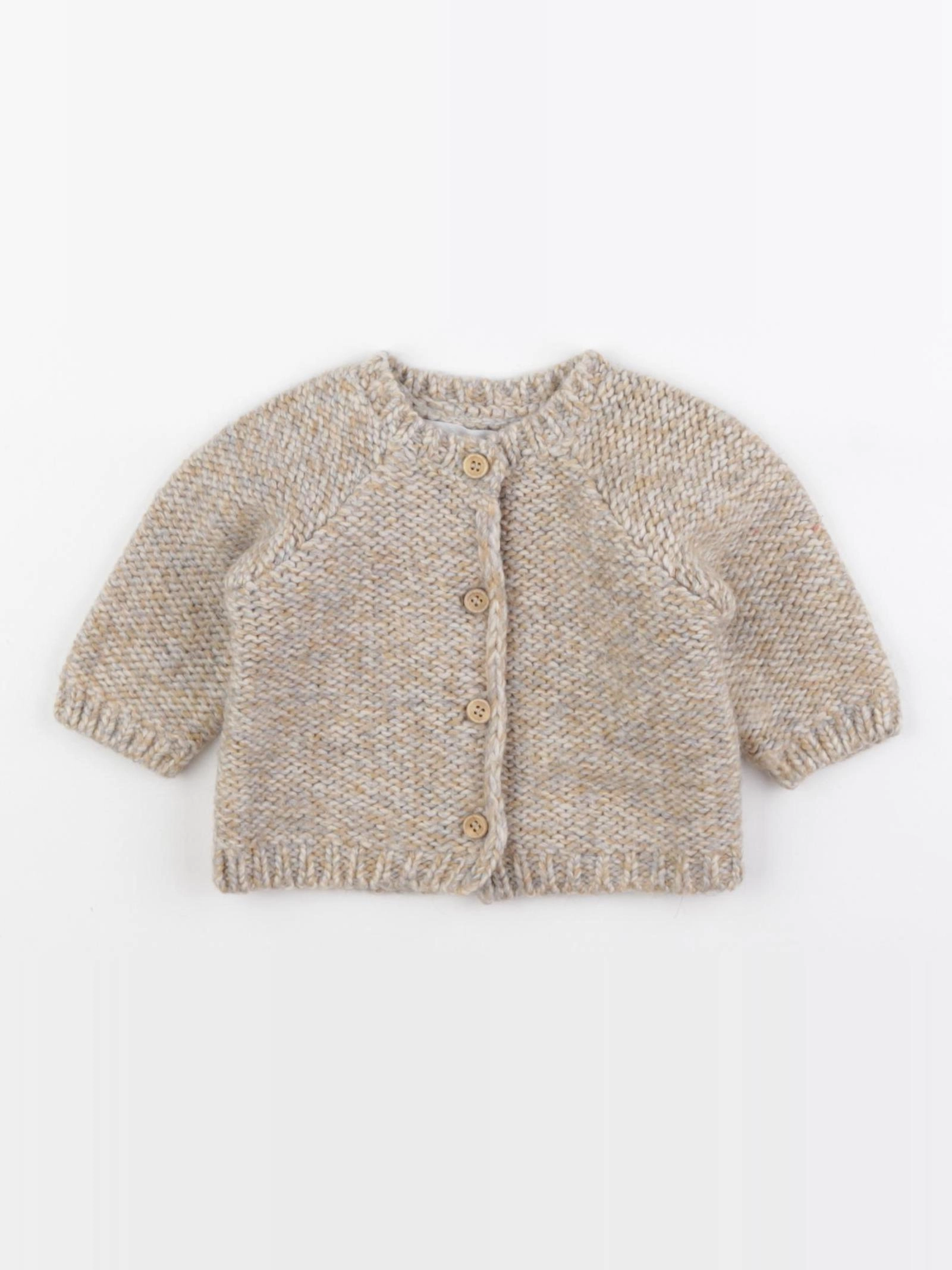 Zara - gilet beige - 0/1 mois