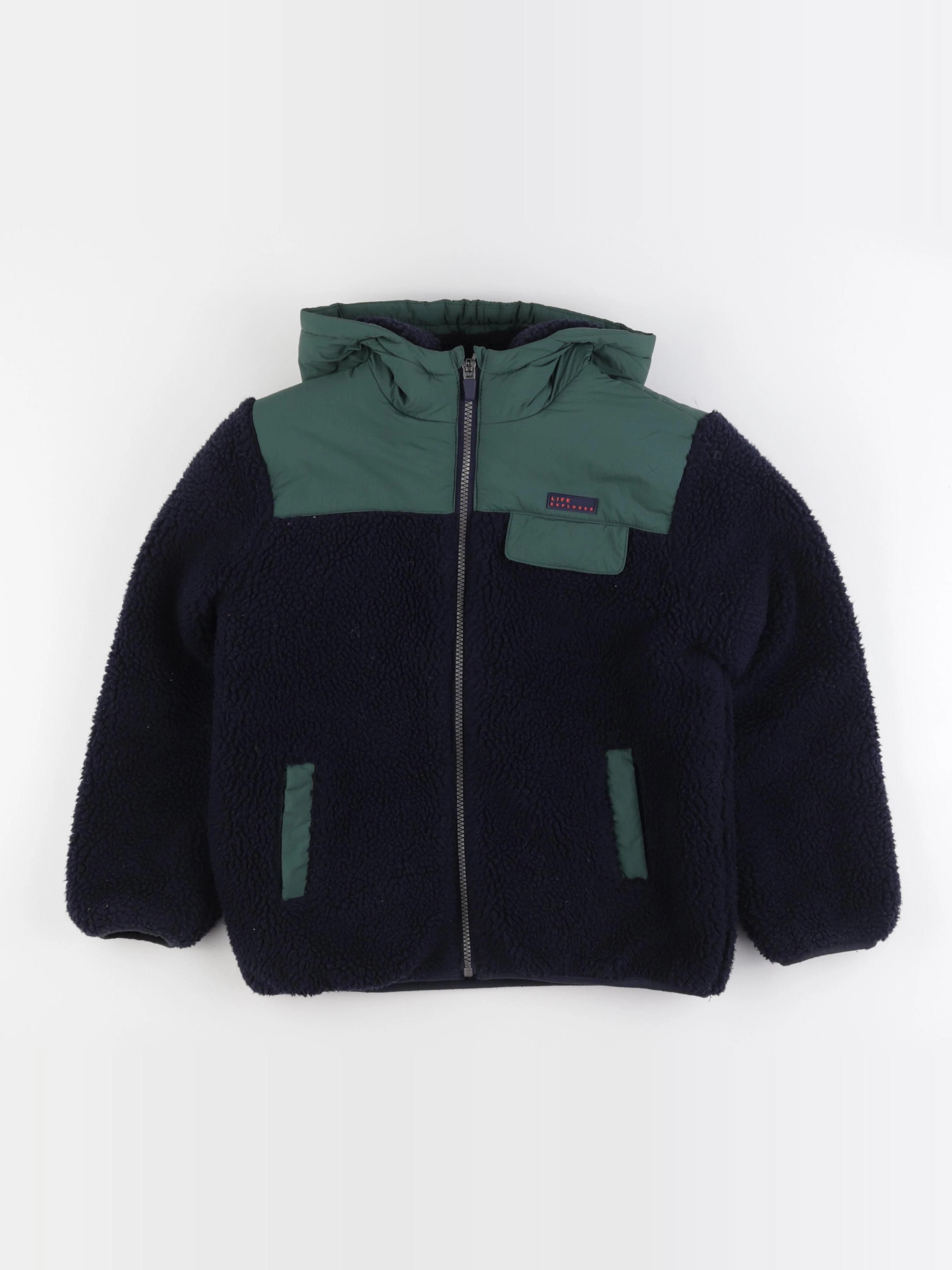 La Redoute - veste bleu, vert - 10 ans
