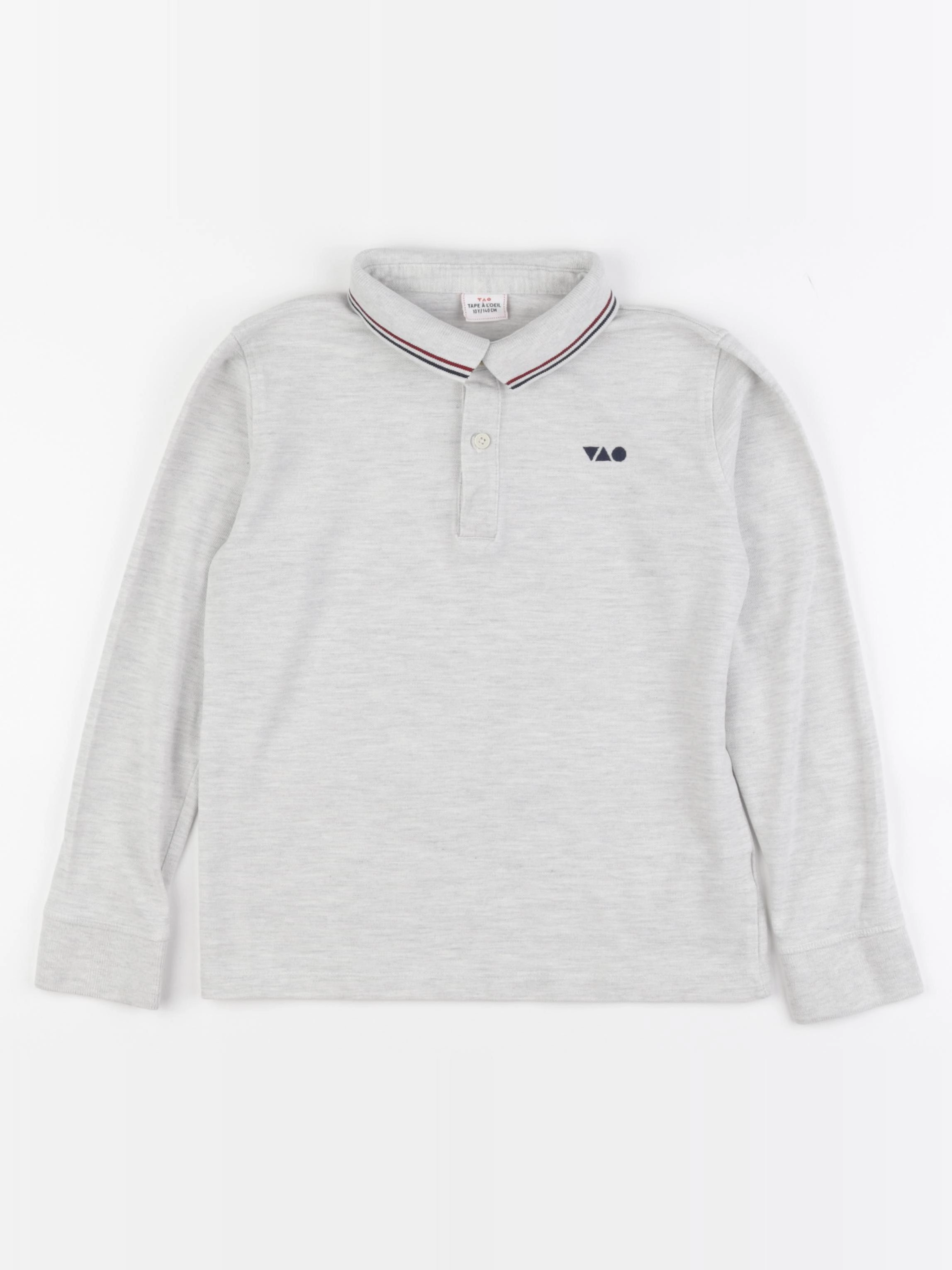 Tape à l'oeil - polo gris - 10 ans