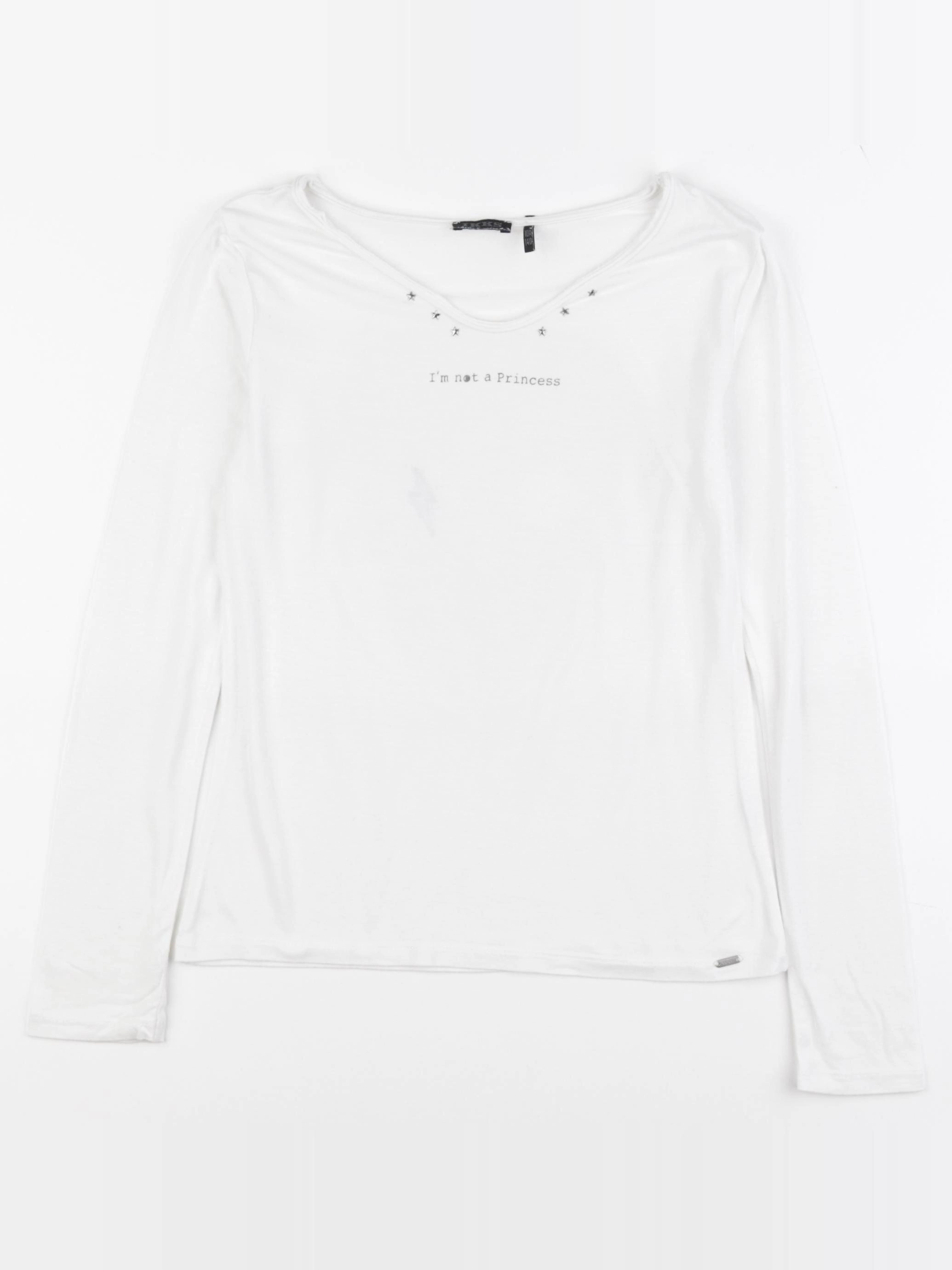 IKKS - tee-shirt imprimé au dos blanc - 10 ans