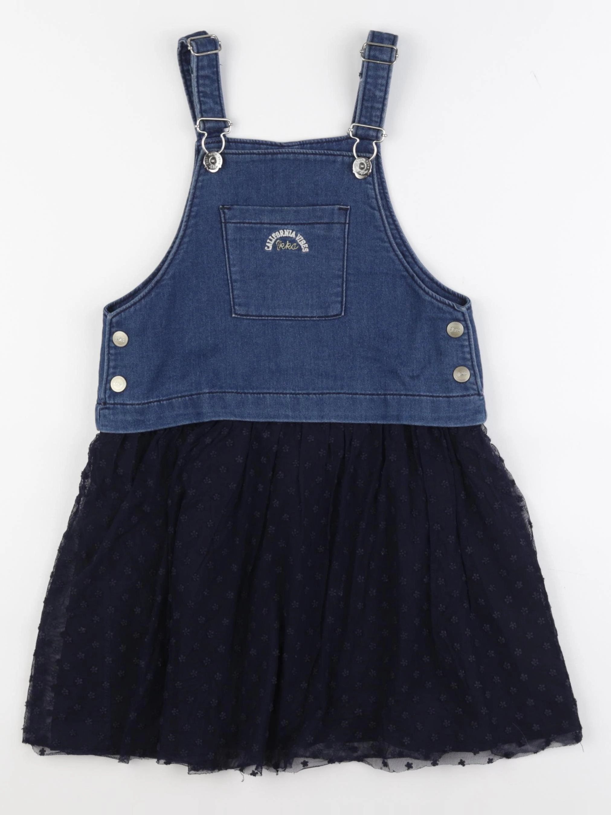 IKKS - robe bleu - 8 ans