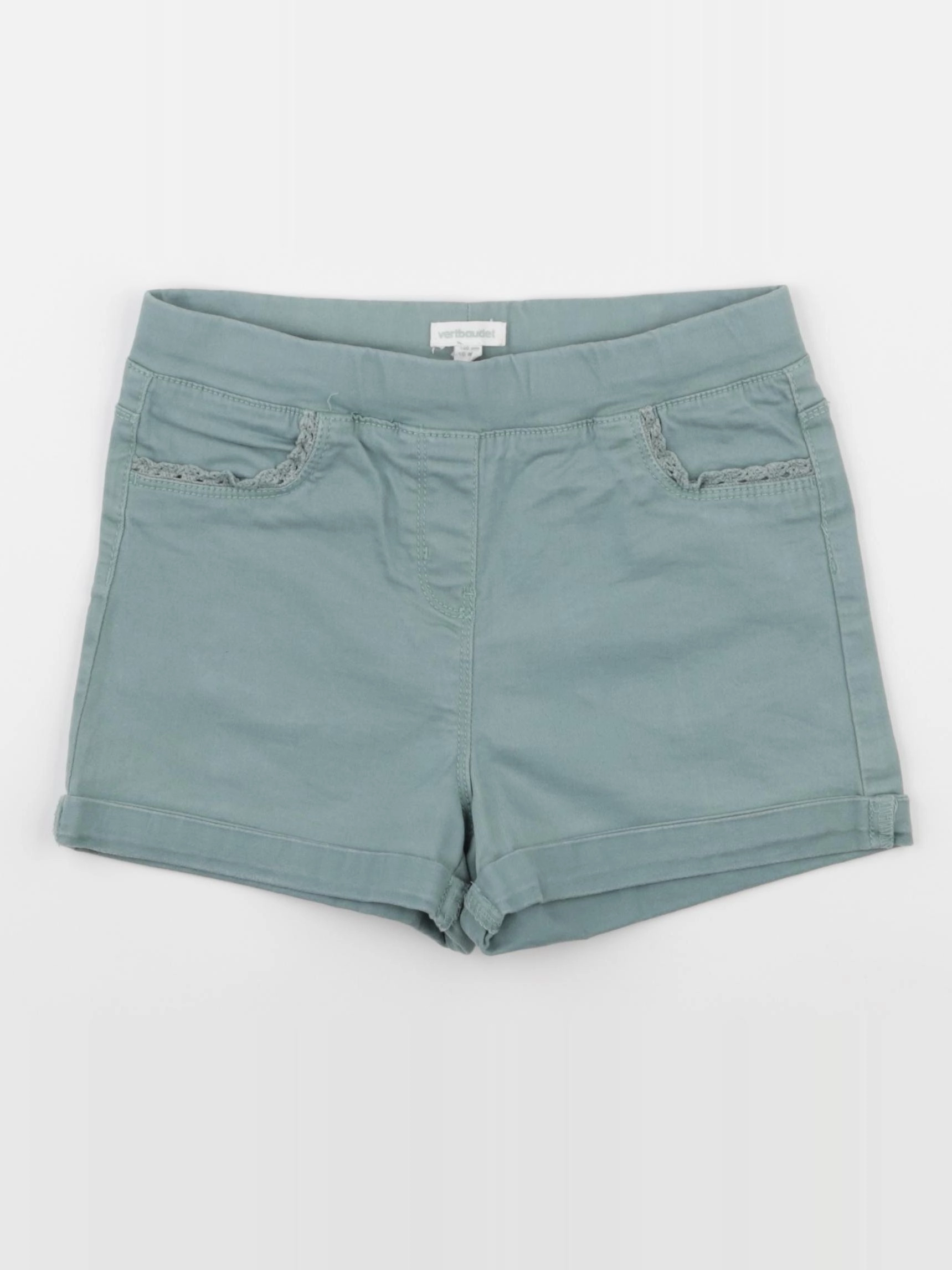 Vertbaudet - short vert - 10 ans