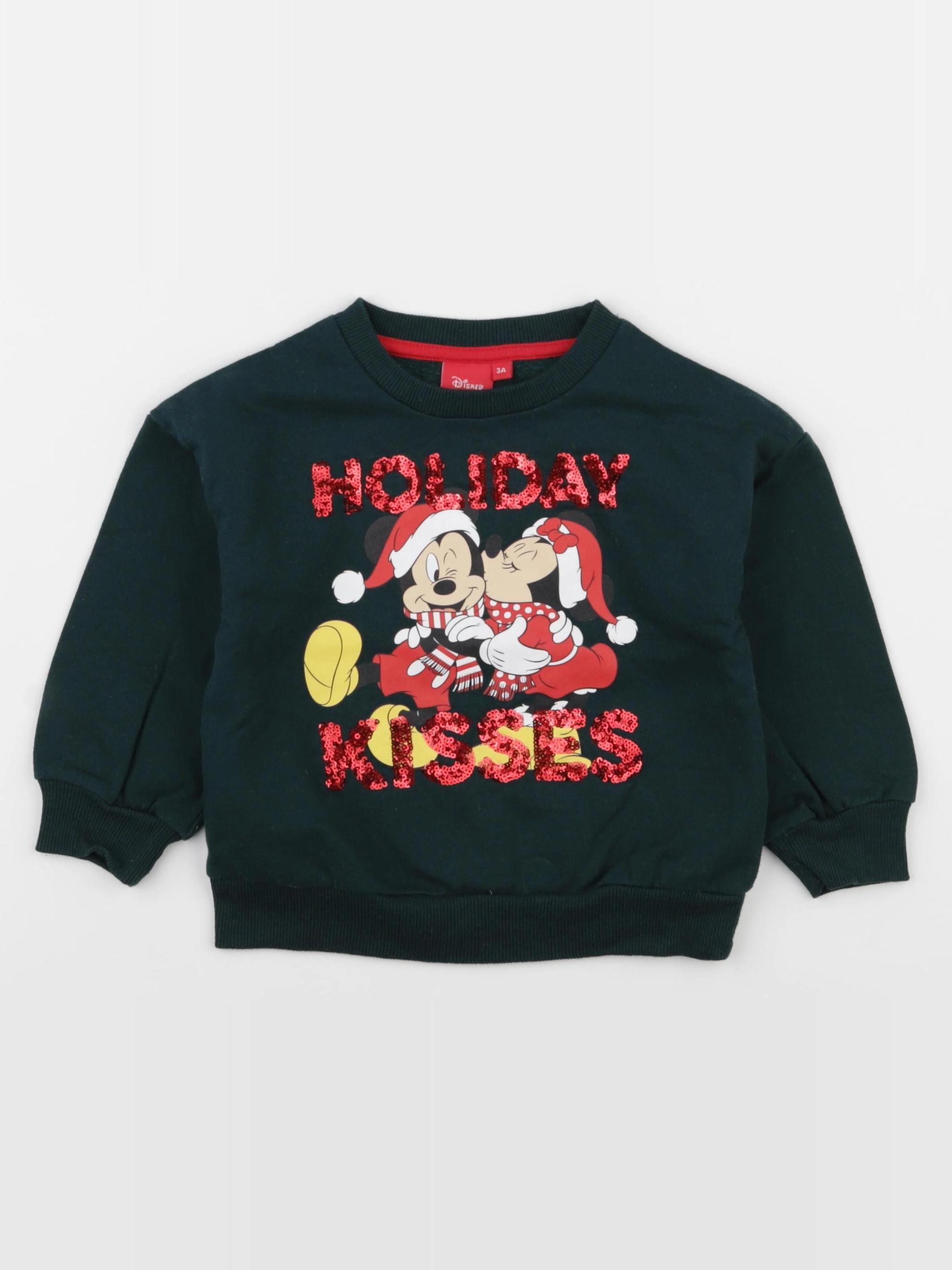 Vertbaudet - sweat vert - 3 ans