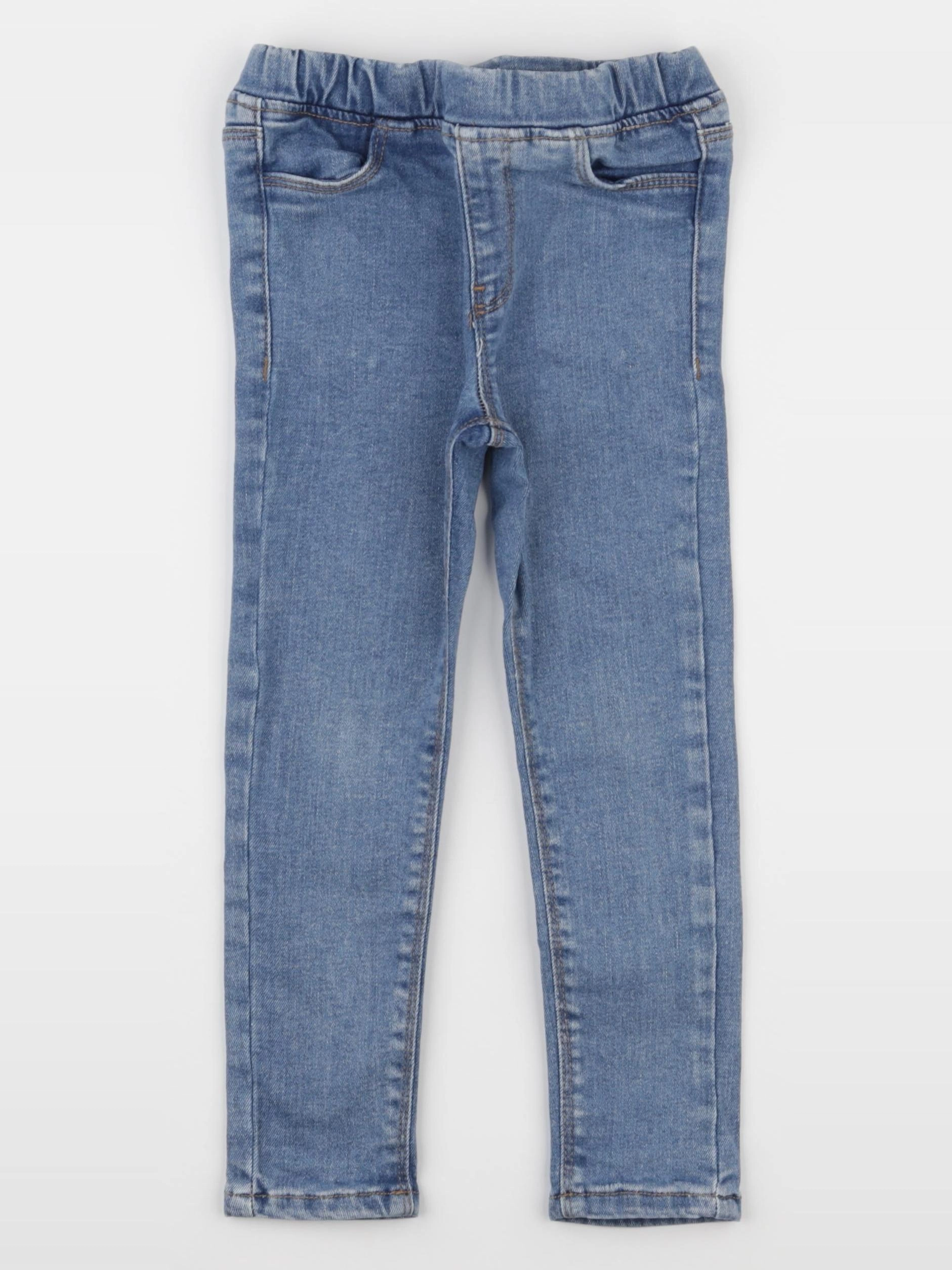 Vertbaudet - jegging bleu - 4 ans