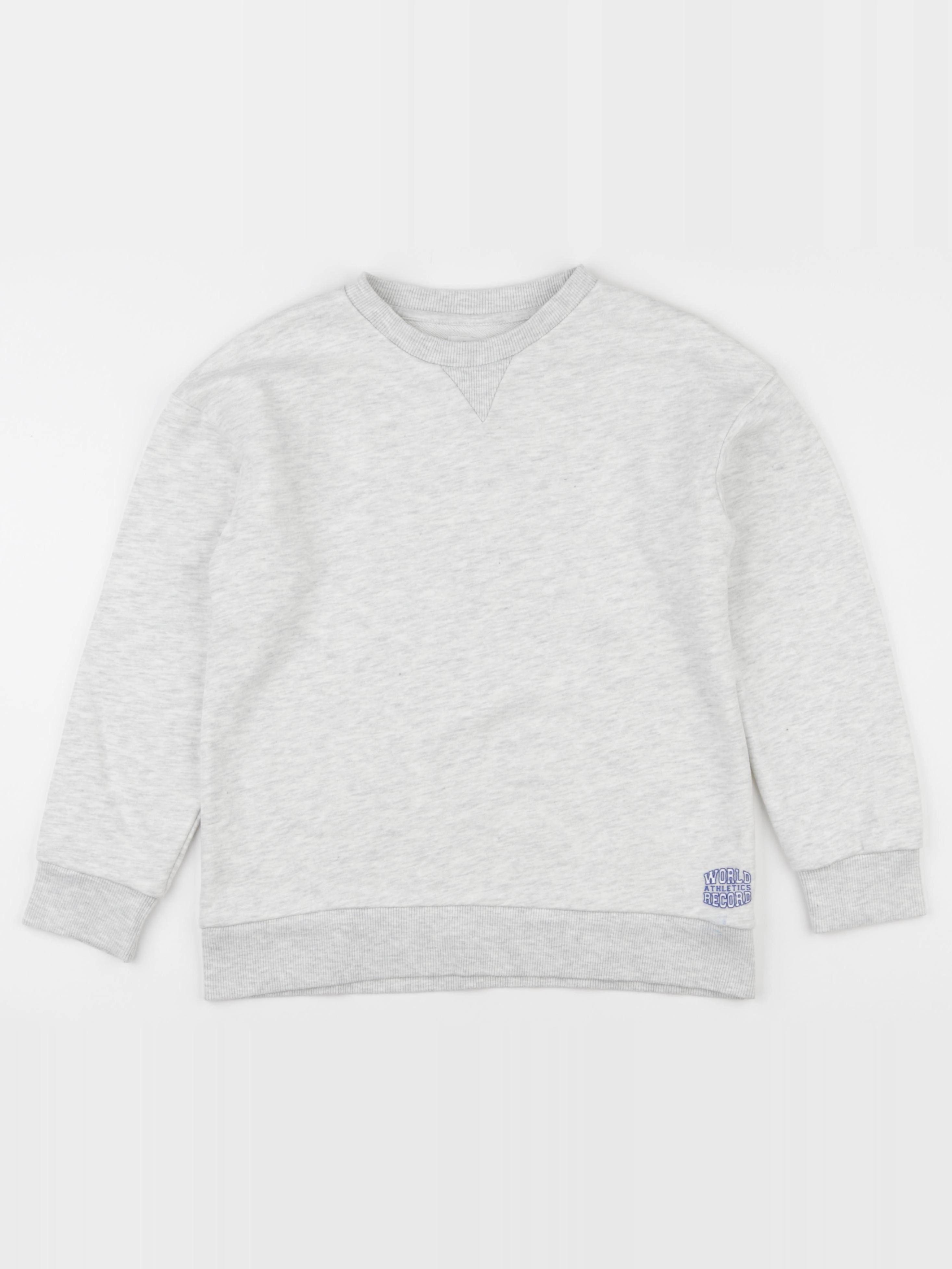 Vertbaudet - sweat gris - 10 ans