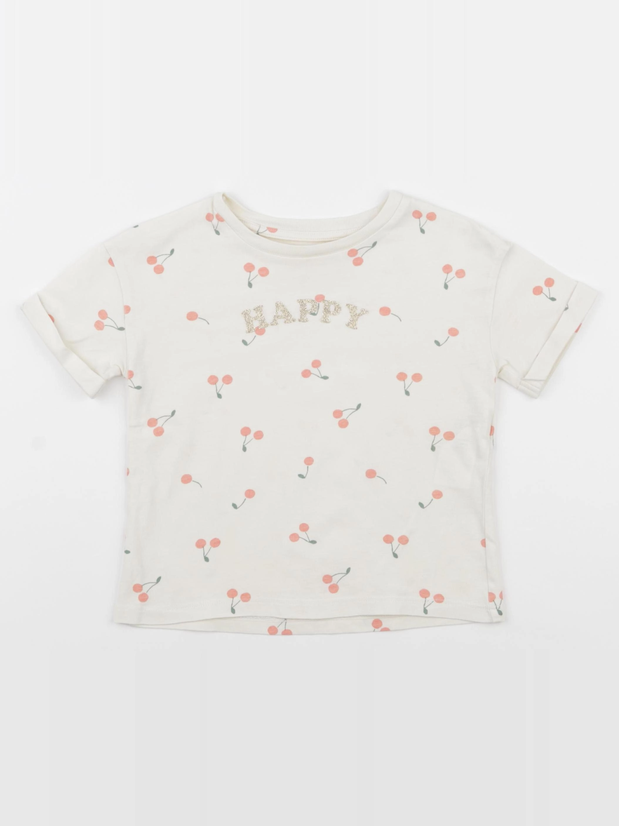 Vertbaudet - tee-shirt beige - 3 ans