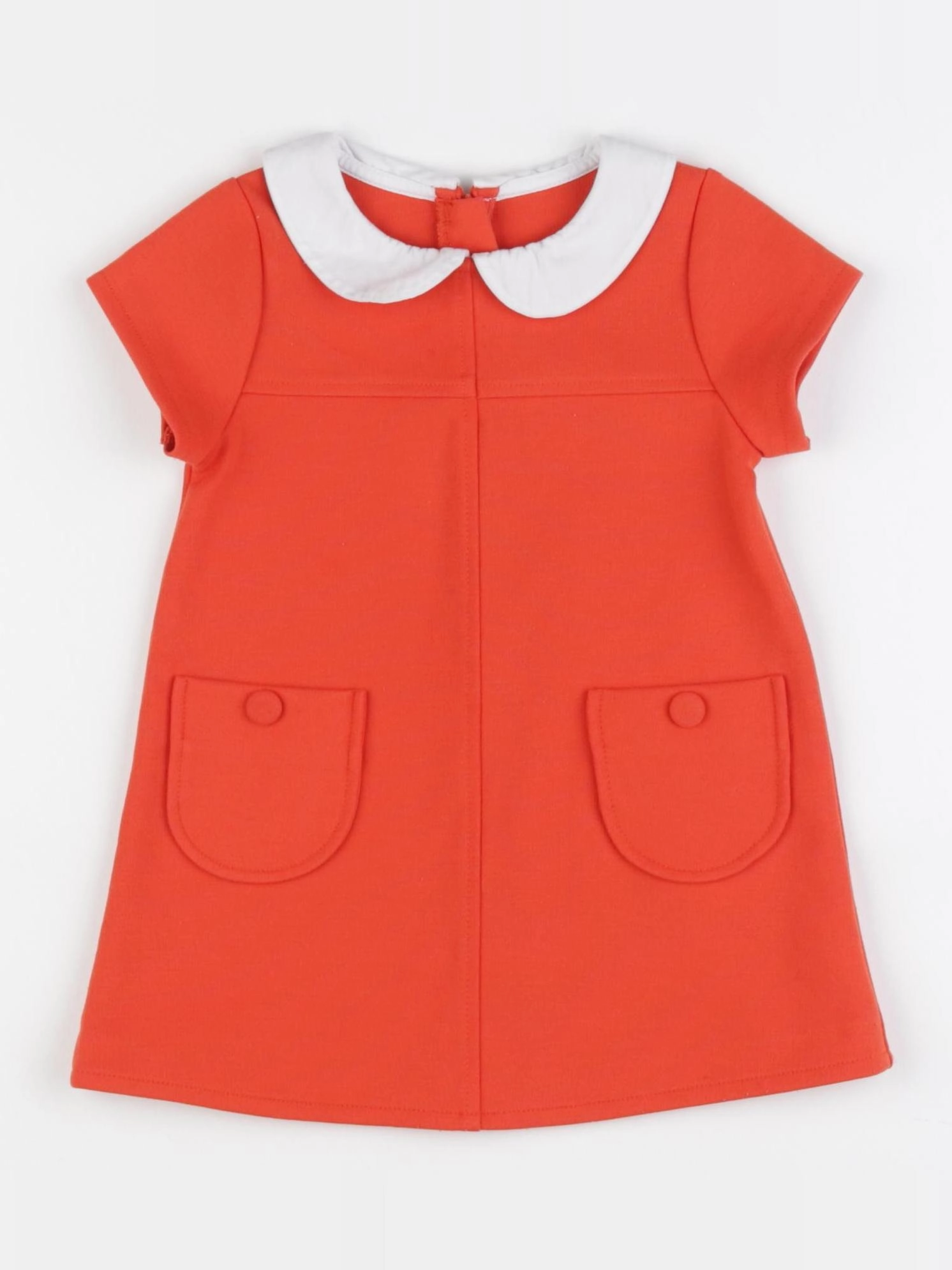 Jacadi - robe orange - 18 mois