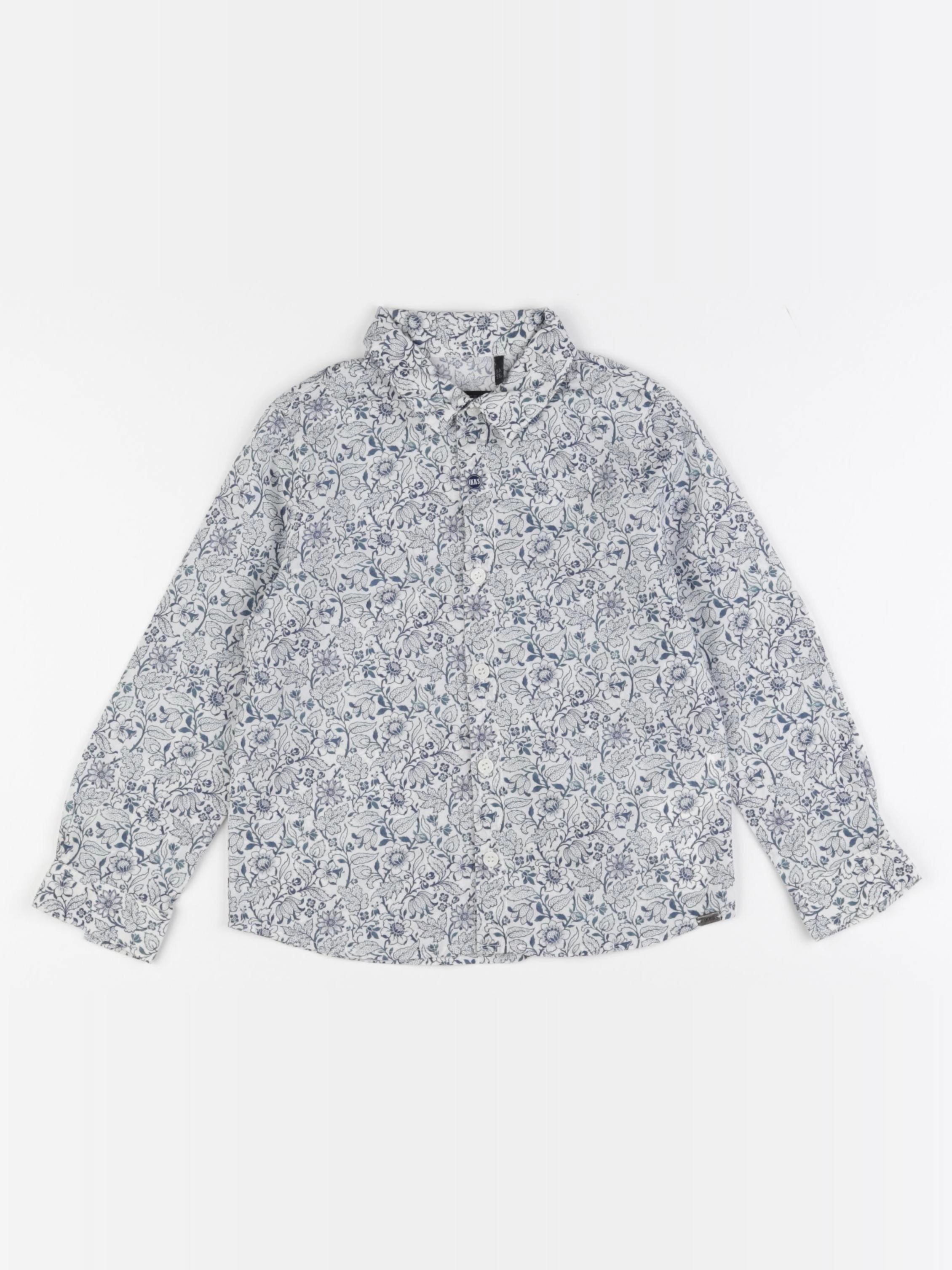 IKKS - chemise blanc, bleu - 3 ans