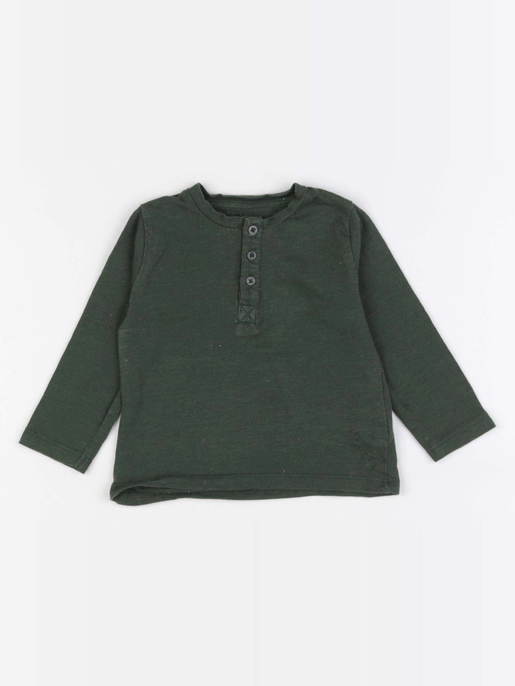 Vertbaudet - tee-shirt vert - 6 mois