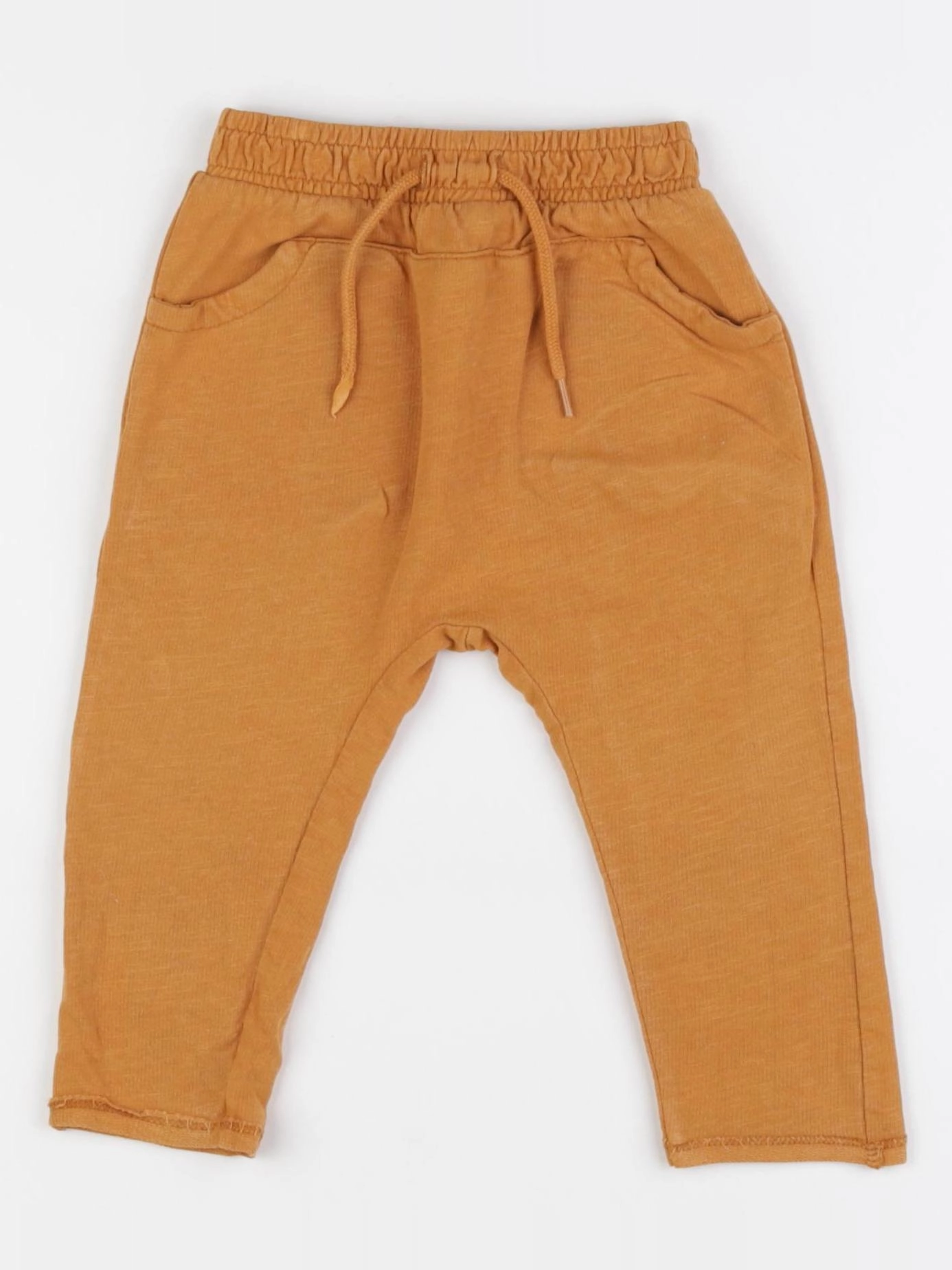 Vertbaudet - pantalon jaune - 9 mois
