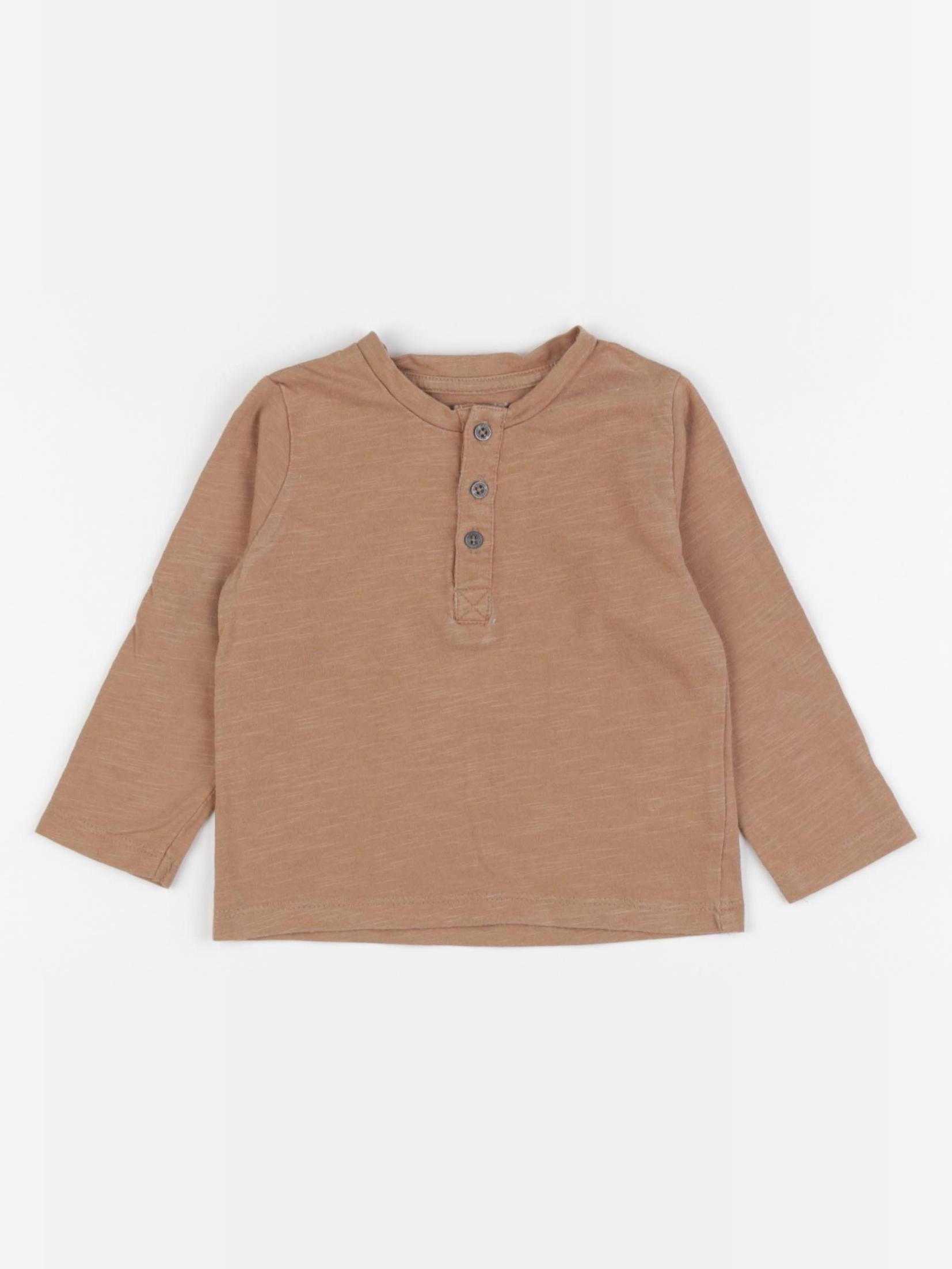 Vertbaudet - tee-shirt marron - 6 mois