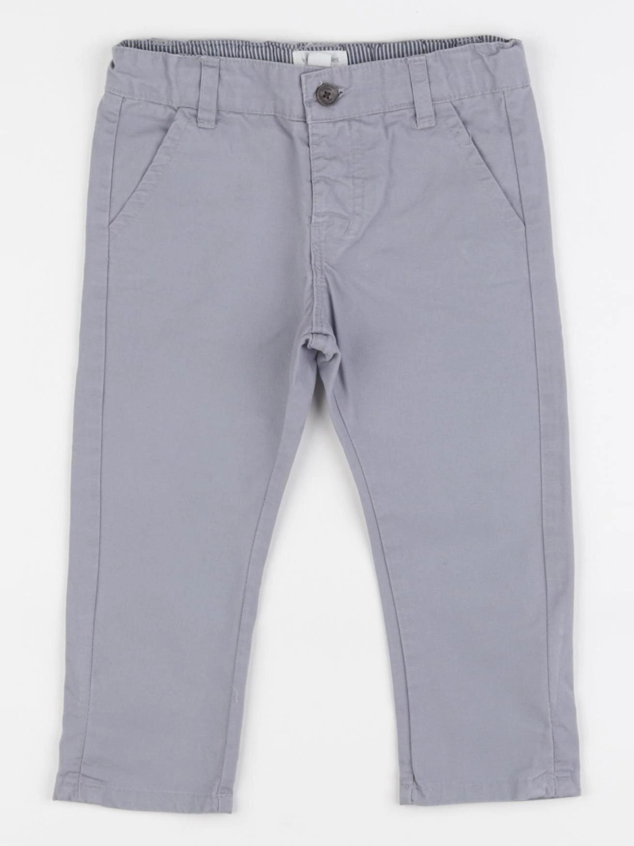 Vertbaudet - pantalon gris - 12 mois