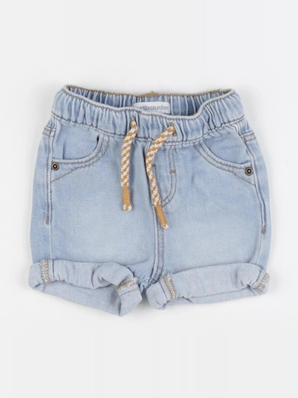 Vertbaudet - short bleu - 3 mois