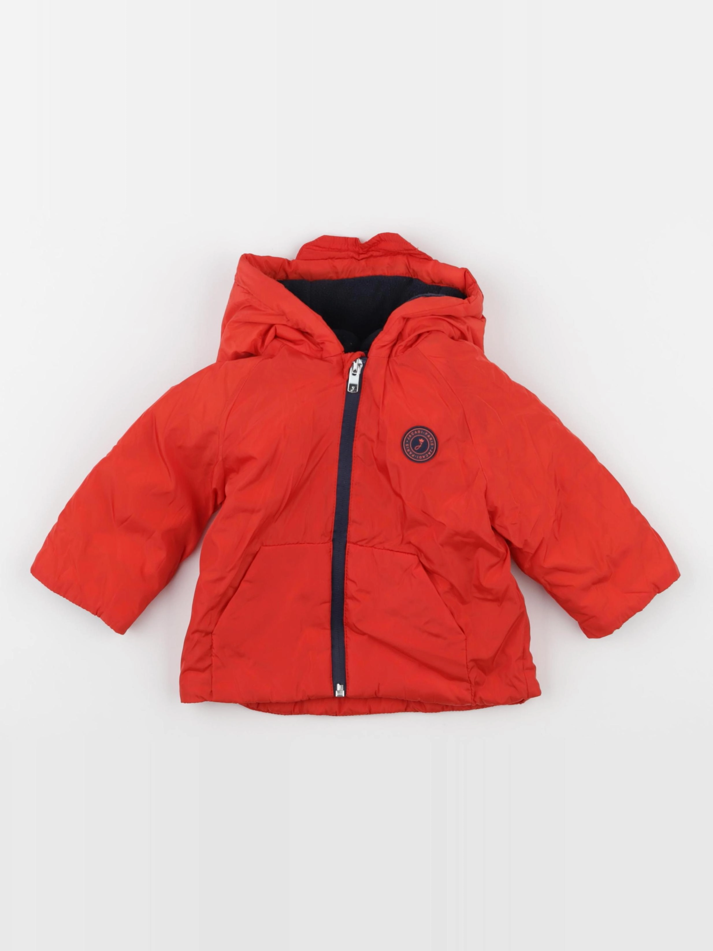 Petit Bateau - imperméable rouge - 12 mois