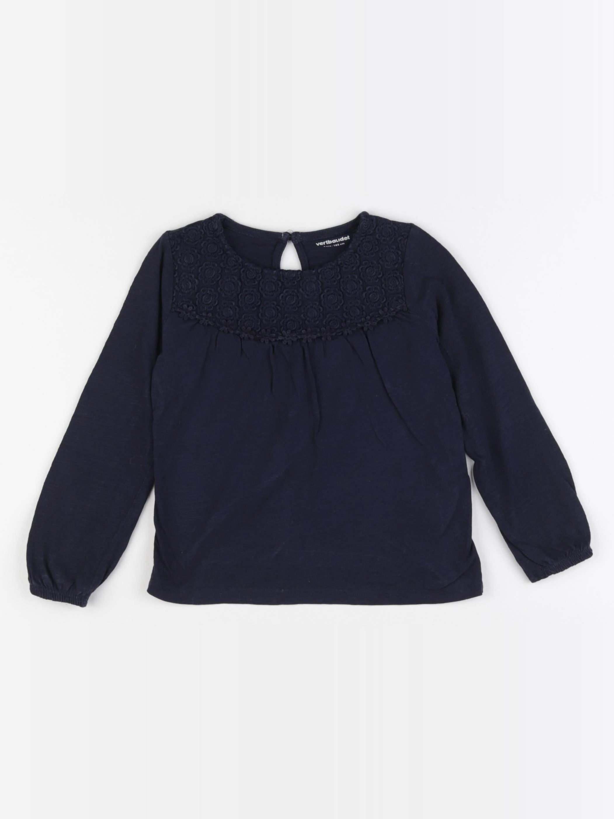 Vertbaudet - tee-shirt bleu - 4 ans