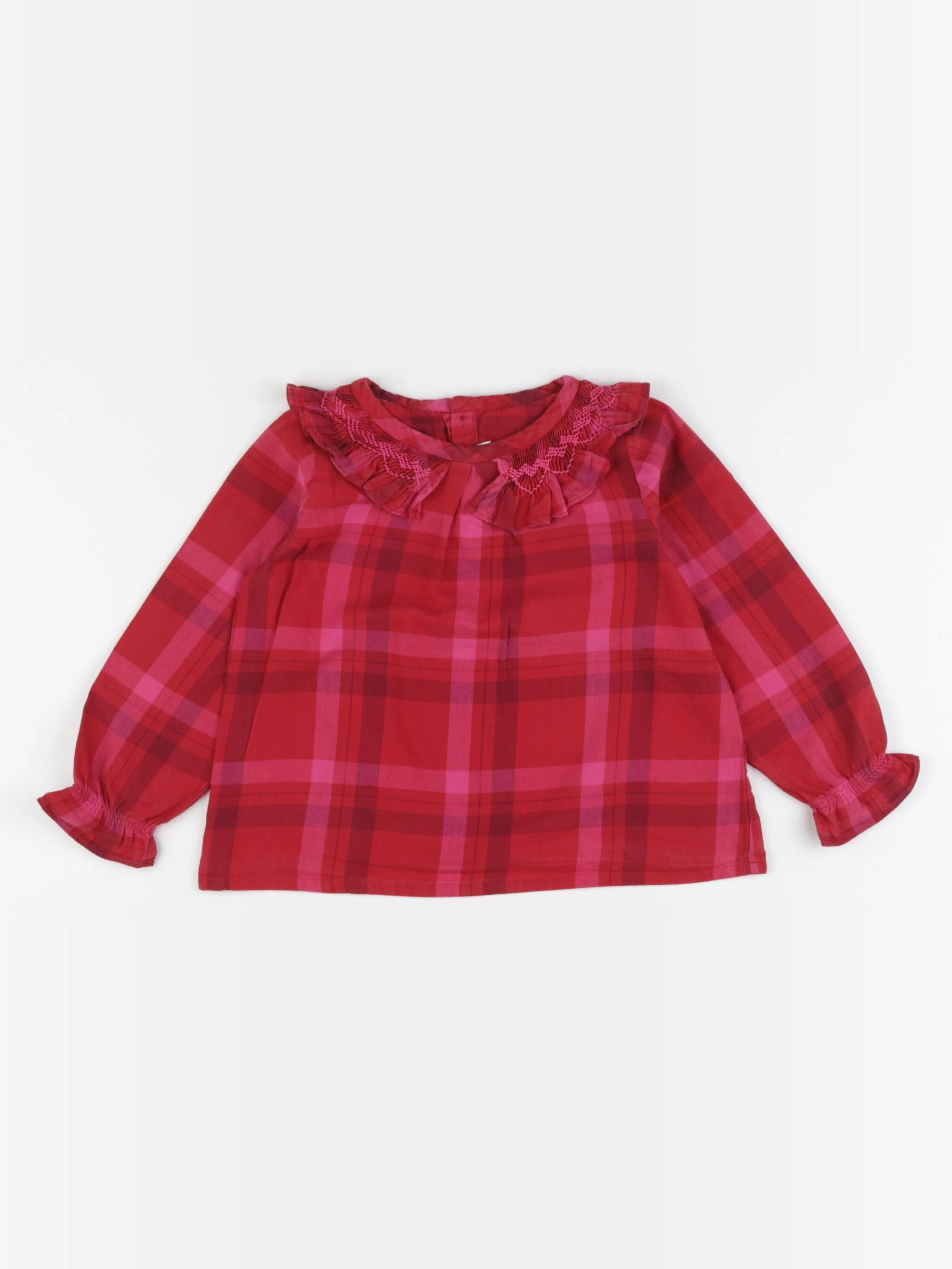 Jacadi - blouse rouge, rose - 3 ans